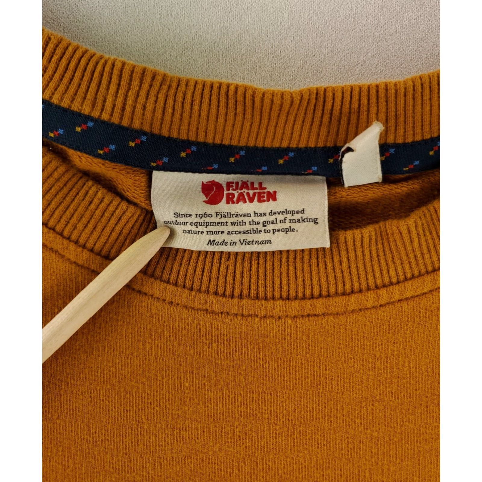 Vintage Fjallraven Sweatshirt Mens XL Yellow Mustard Vardag Long Sleeve Pullover Sweater Size US XL / EU 56 / 4 - 3 Thumbnail