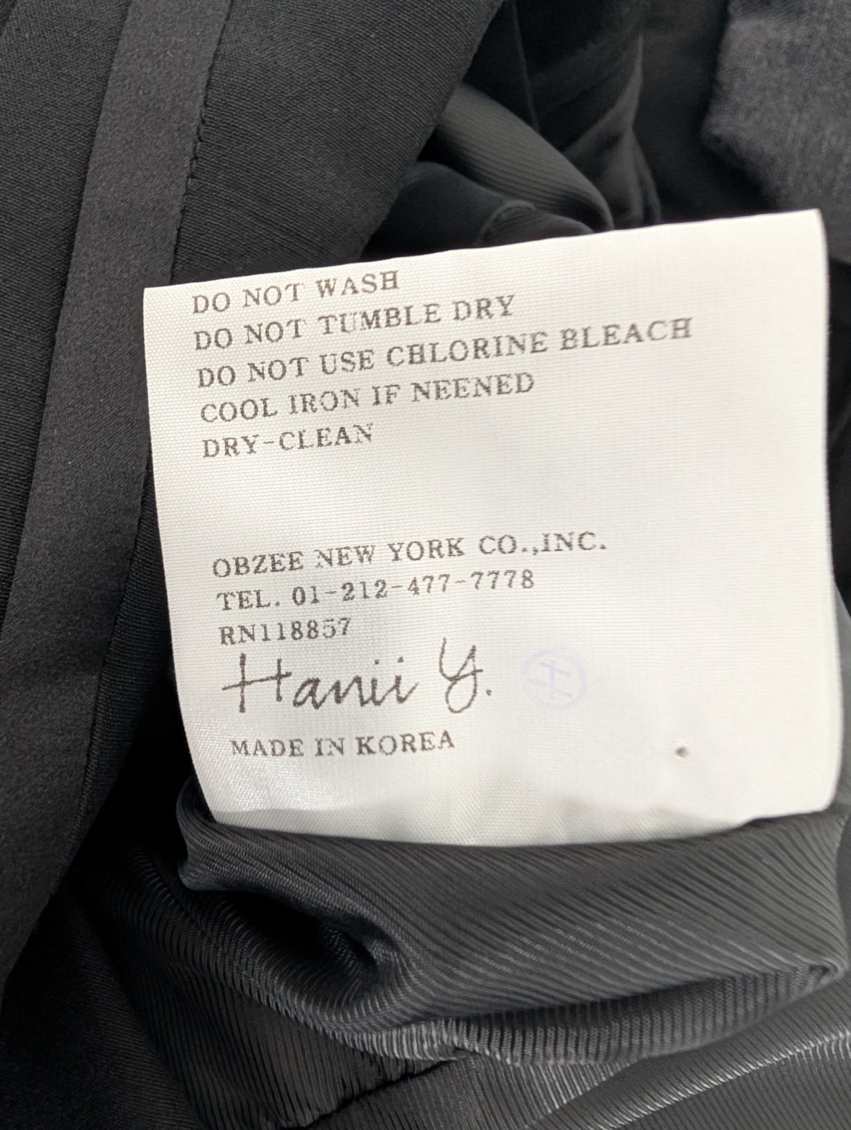 Other Hanii Y Black Blazer Size S / US 4 / IT 40 - 10 Thumbnail