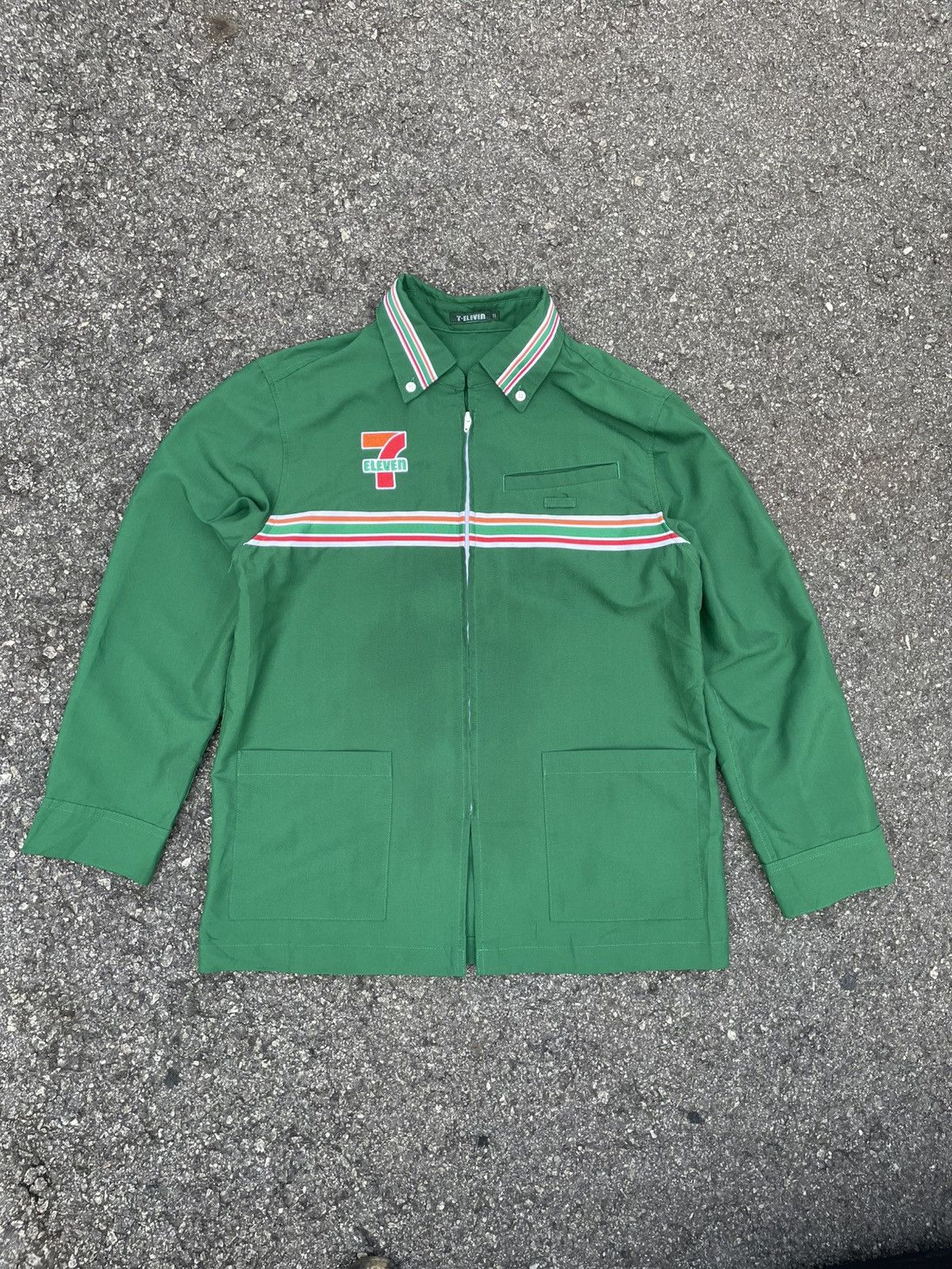Japanese Brand 7 Eleven Japan Convenient Store Worker Shirt Size S / US 4 / IT 40 - 1 Thumbnail