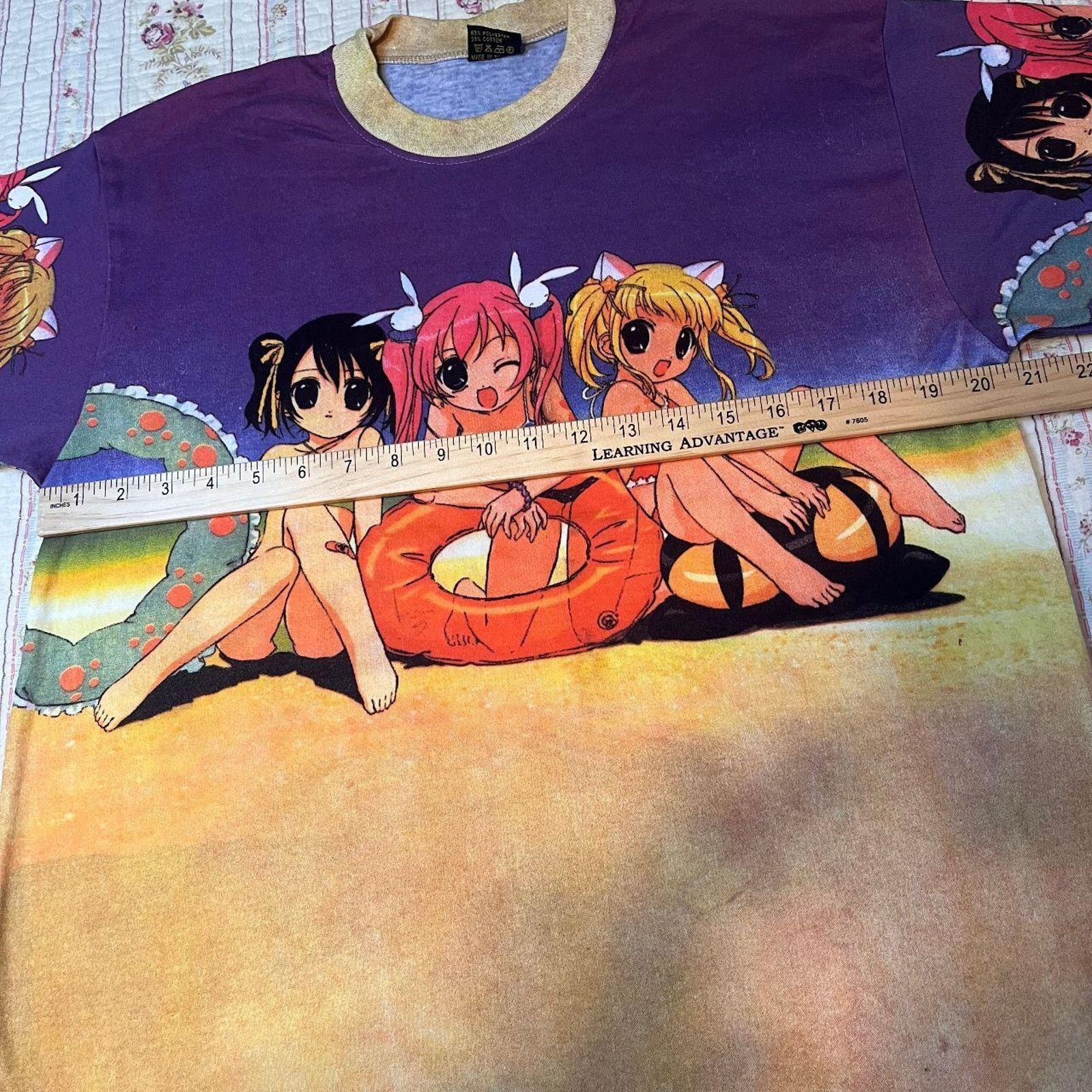 Other Vintage y2k 2000s 90s anime short sleeve shirt Size US L / EU 52-54 / 3 - 5 Thumbnail