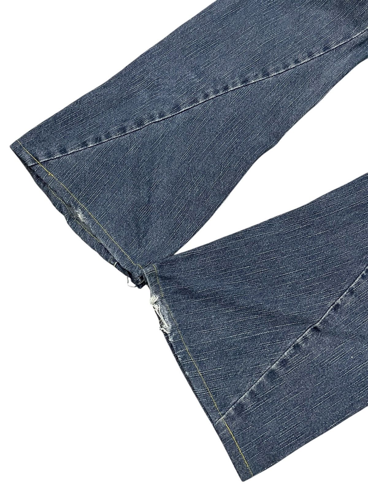Japanese Brand × Tornado Mart How Hard Jan 40 Paneled Spiral Laces Up Flare Jeans Size US 32 / EU 48 - 16 Thumbnail