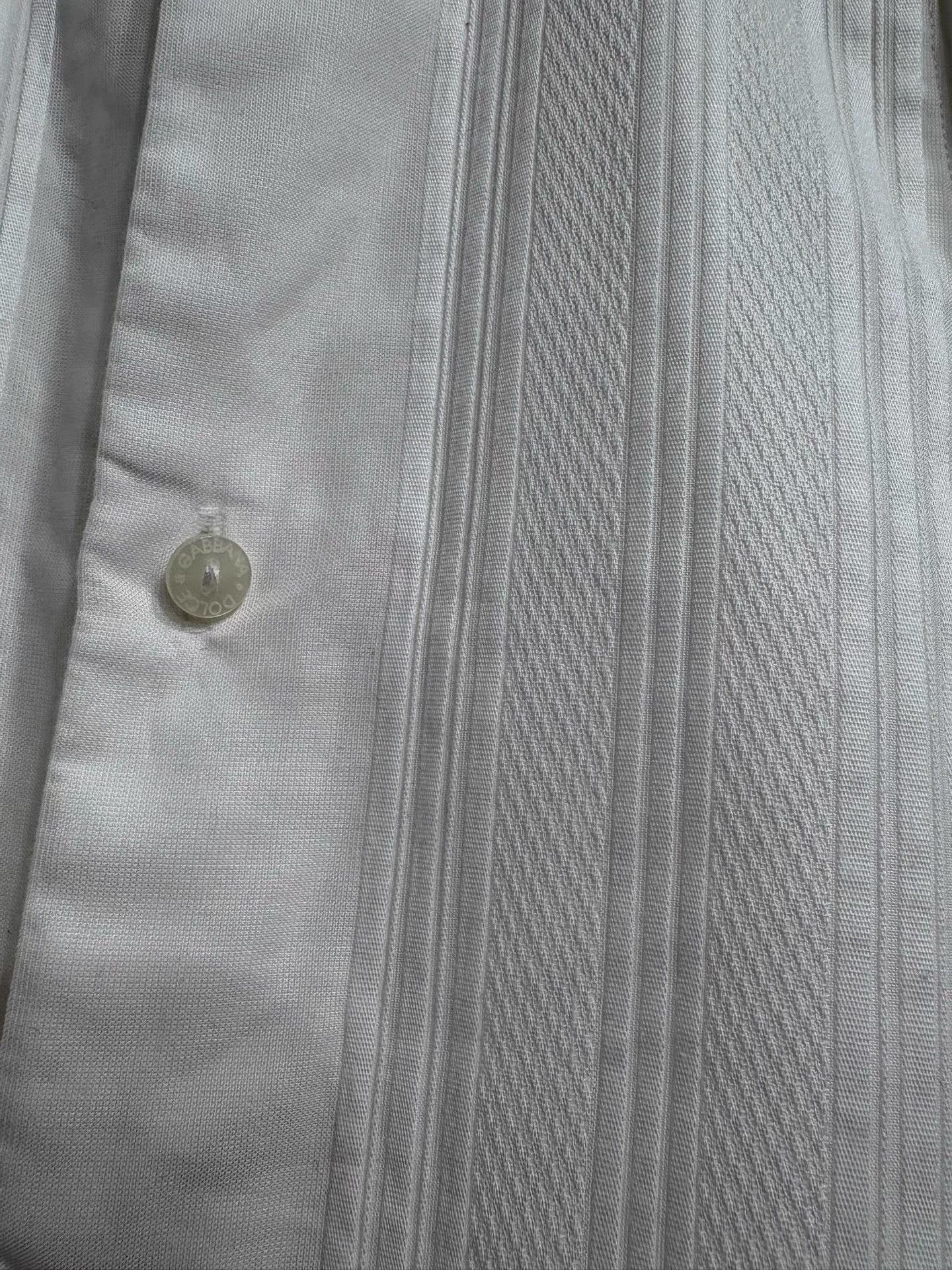 Dolce & Gabbana DG Men's Runway White Shirt K29 Size US S / EU 44-46 / 1 - 3 Thumbnail