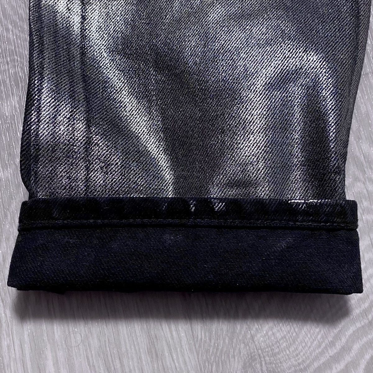 Cheap Monday Margiela Style Silver Painted Archival Jeans Denim Artisanal Size 28" / US 6 / IT 42 - 25 Thumbnail