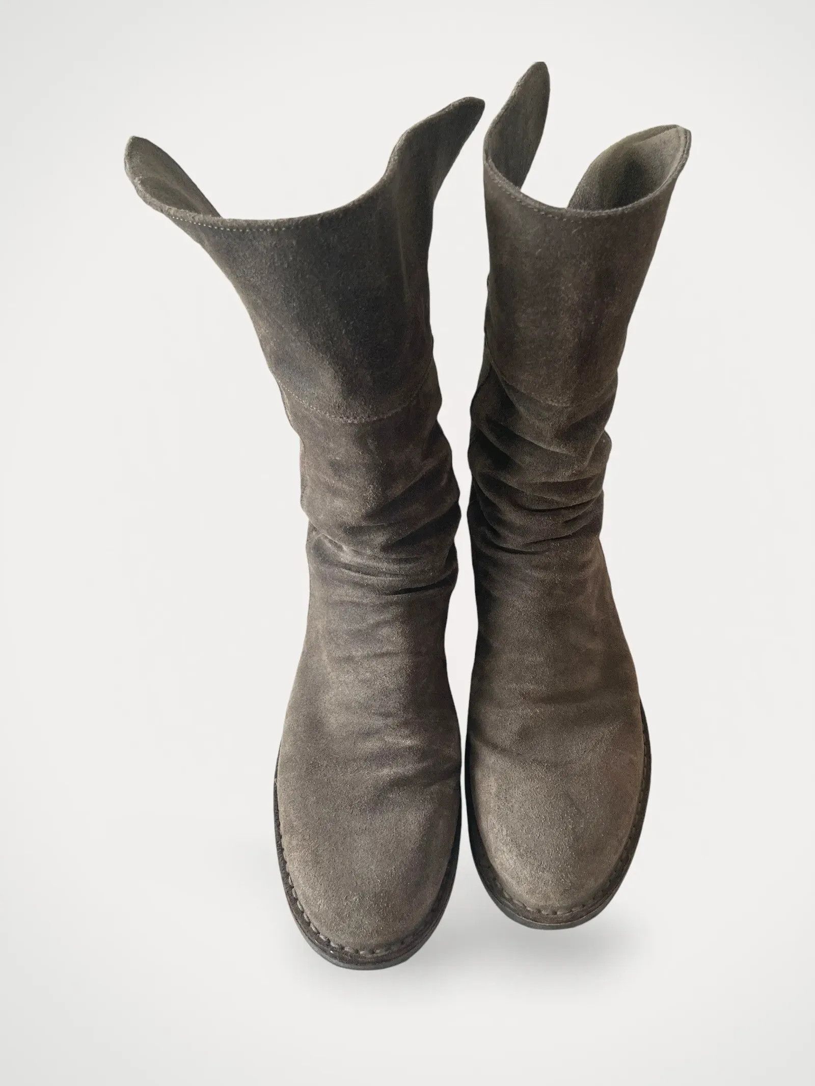 Fiorentini + Baker Fiorentini Baker ELLA Taupe Suede Boots Boots Size US 11 / IT 41 - 1 Thumbnail