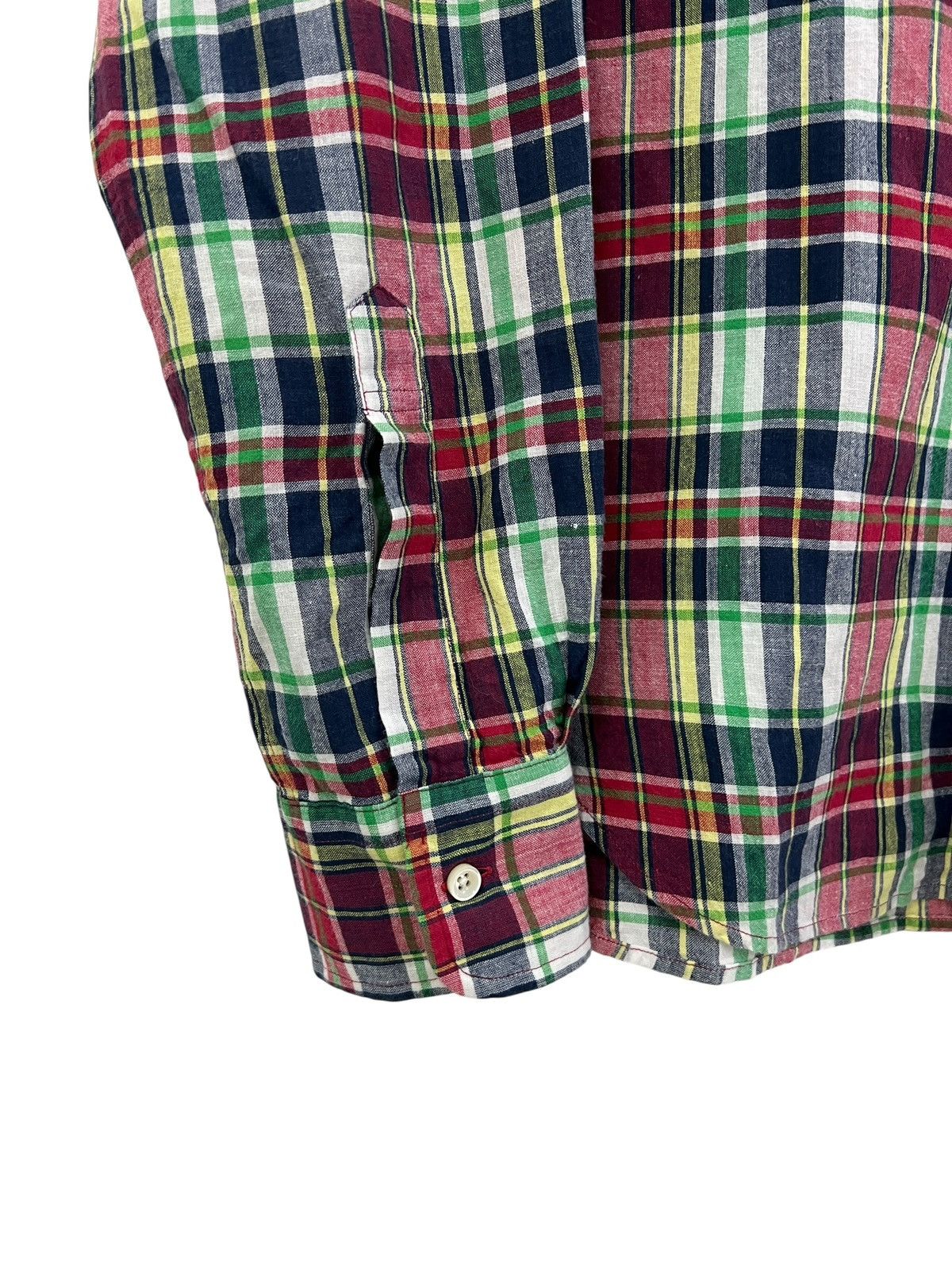 Japanese Brand Jipijapa 🇯🇵 Multipocket Plaid Button Up Shirt Size US M / EU 48-50 / 2 - 3 Thumbnail
