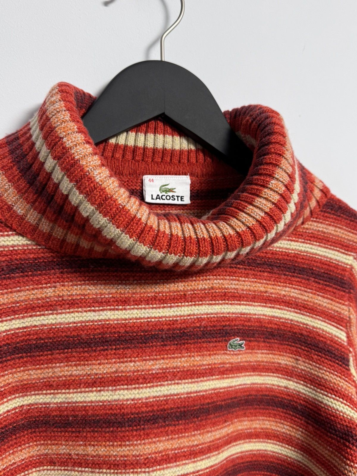 Lacoste Lacoste Vintage Y2K style Knitted Sweater Golf Size L / US 10 / IT 46 - 6 Thumbnail