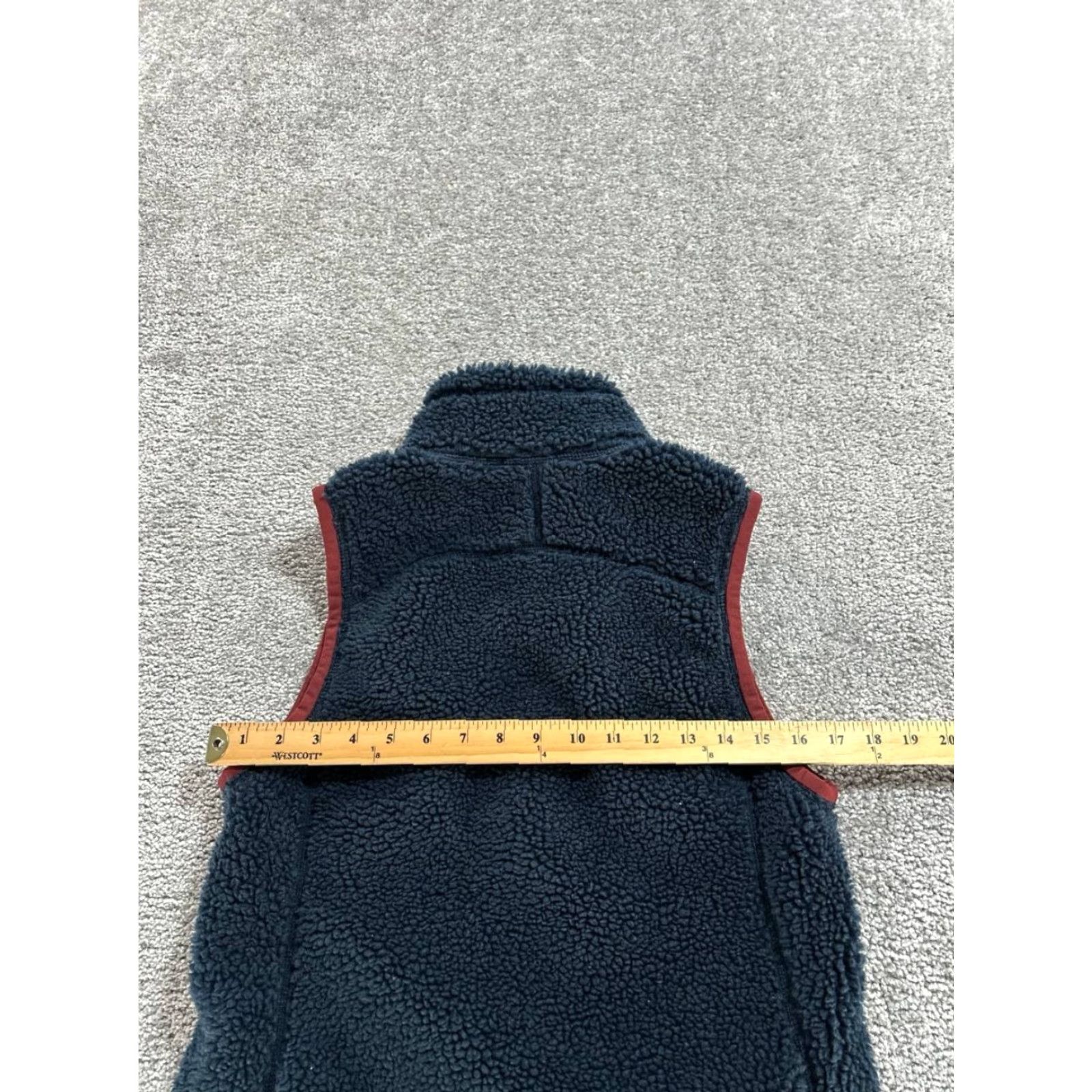 Vintage L.L.Bean Vest Womens XS Blue Brown Full Zip Hiking Fleece Vest Blue XS Women's L.L.Bean Full Zip Fleece Vest Vintage No Size XS / US 0-2 / IT 36-38 - 4 Thumbnail
