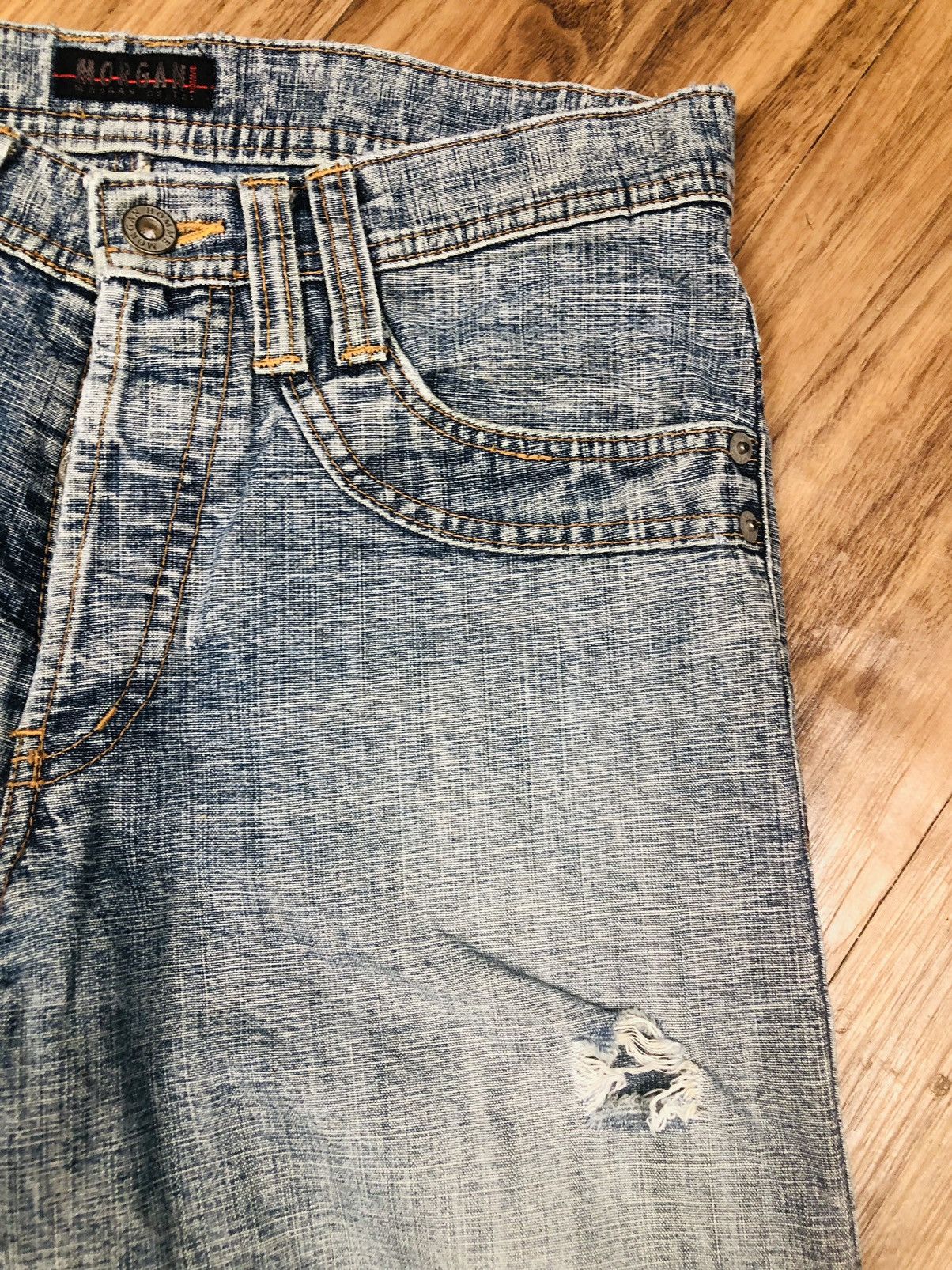 Morgan Homme Morgan Homme Distressed Jeans (33) Size US 30 / EU 46 - 6 Thumbnail