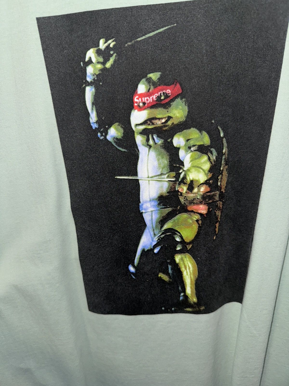 Supreme Supreme Ralph TMNT tee in mint green Size US M / EU 48-50 / 2 - 2 Thumbnail