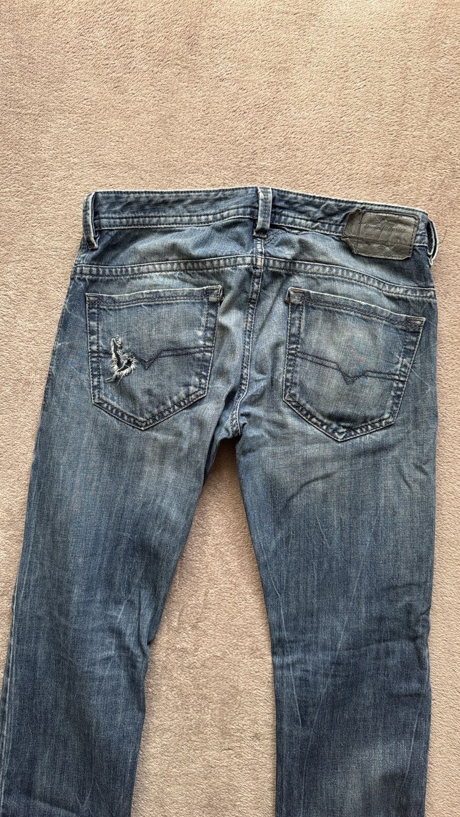 If Six Was Nine Diesel Thavar Y2K Mudwash Faded Jeans LGB hedi slimane vibe Size US 31 - 4 Thumbnail