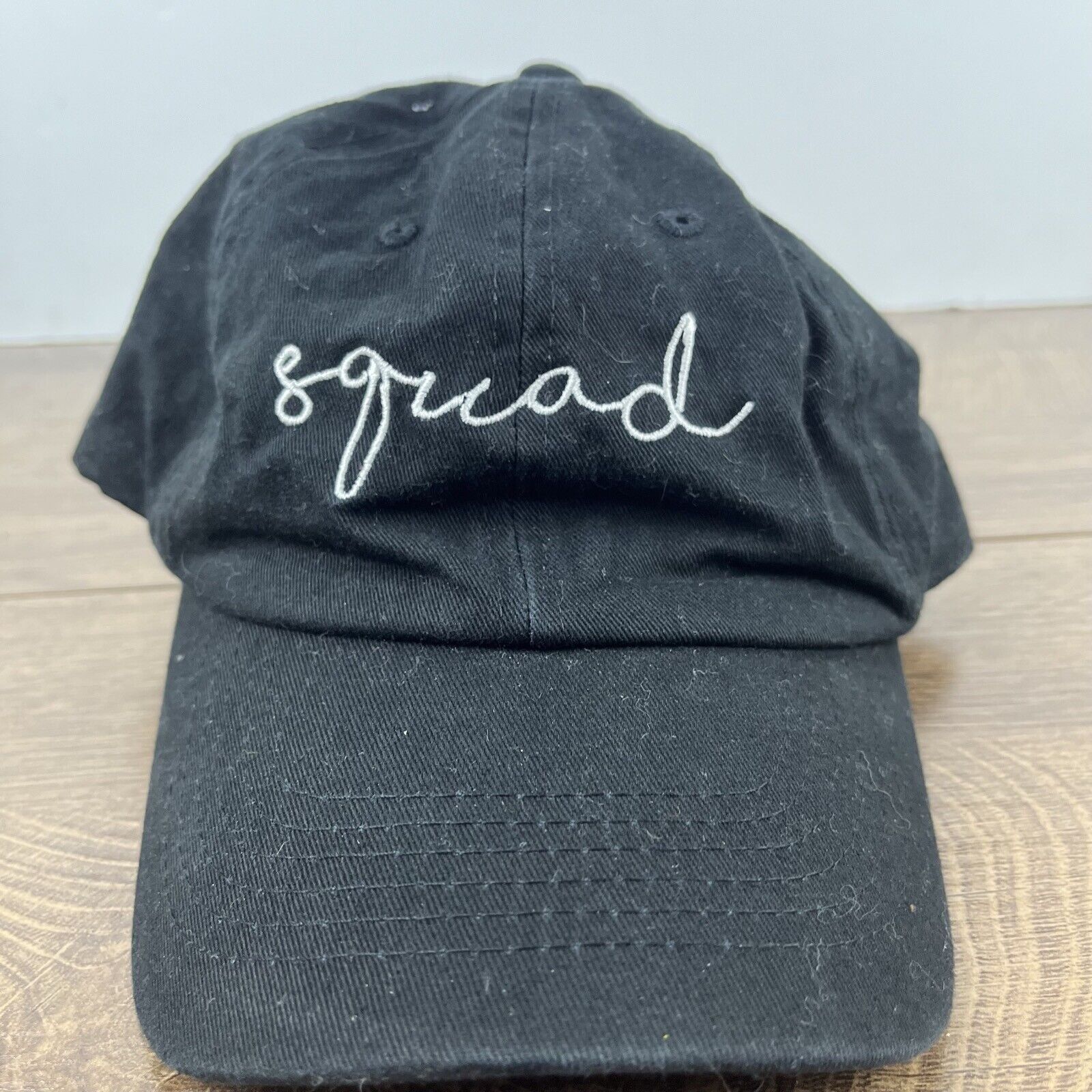 Other Squad Hat Black Cap Squad Hat Adjustable Hat Black Adult Hat Size ONE SIZE - 5 Thumbnail