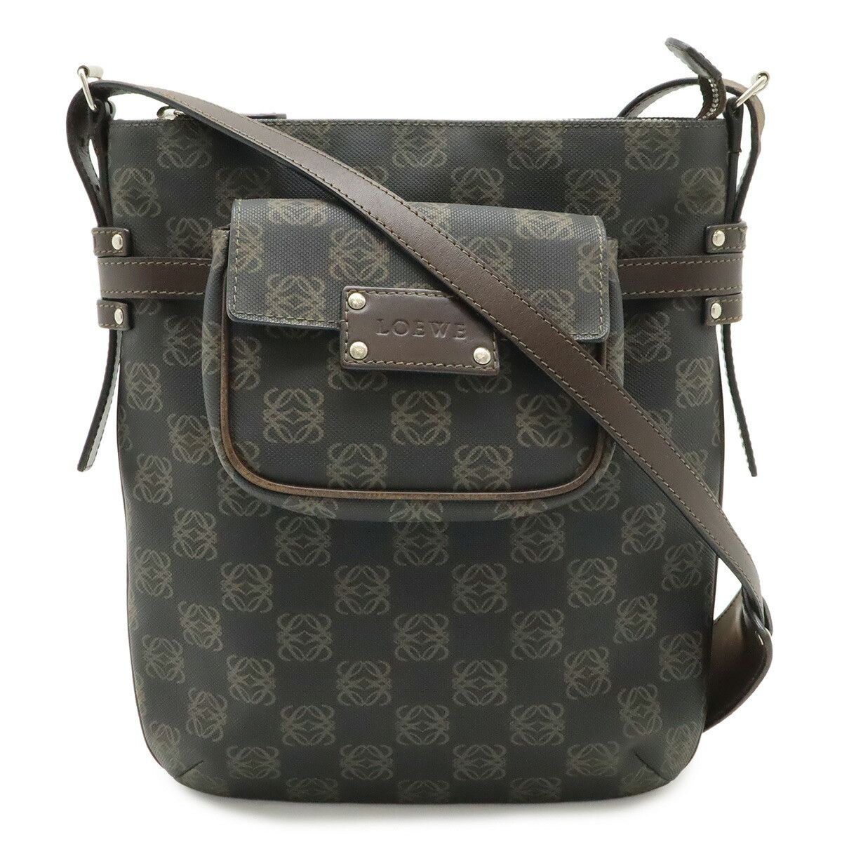 Loewe Loewe Loewe Anagram PVC Leather Shoulder Bag Leather Shoulder Bag DUTY FREE for USA Size ONE SIZE - 1 Thumbnail