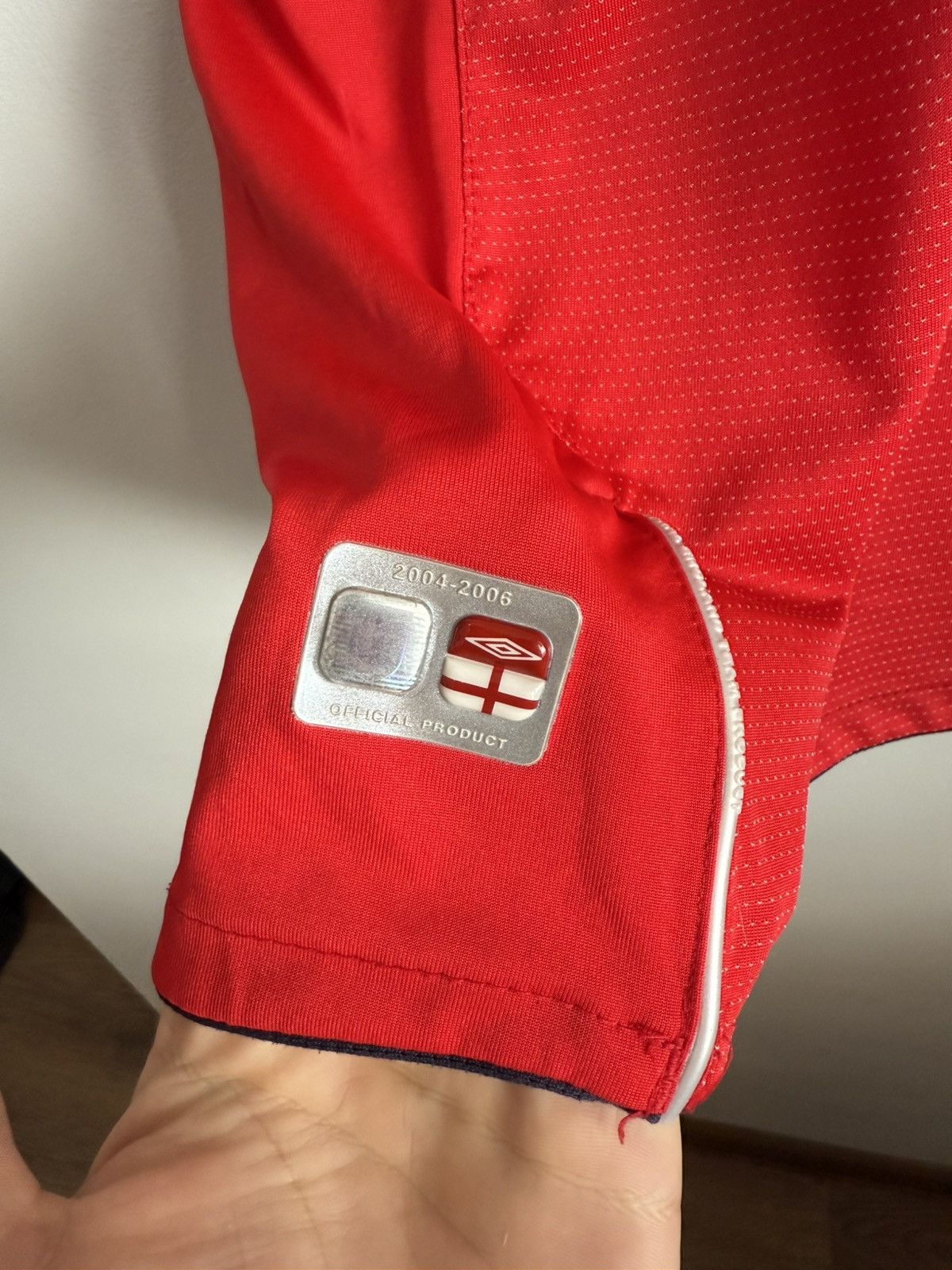 Umbro Vintage England National Team Umbro Jersey 2004-2006 Size US XL / EU 56 / 4 - 5 Thumbnail