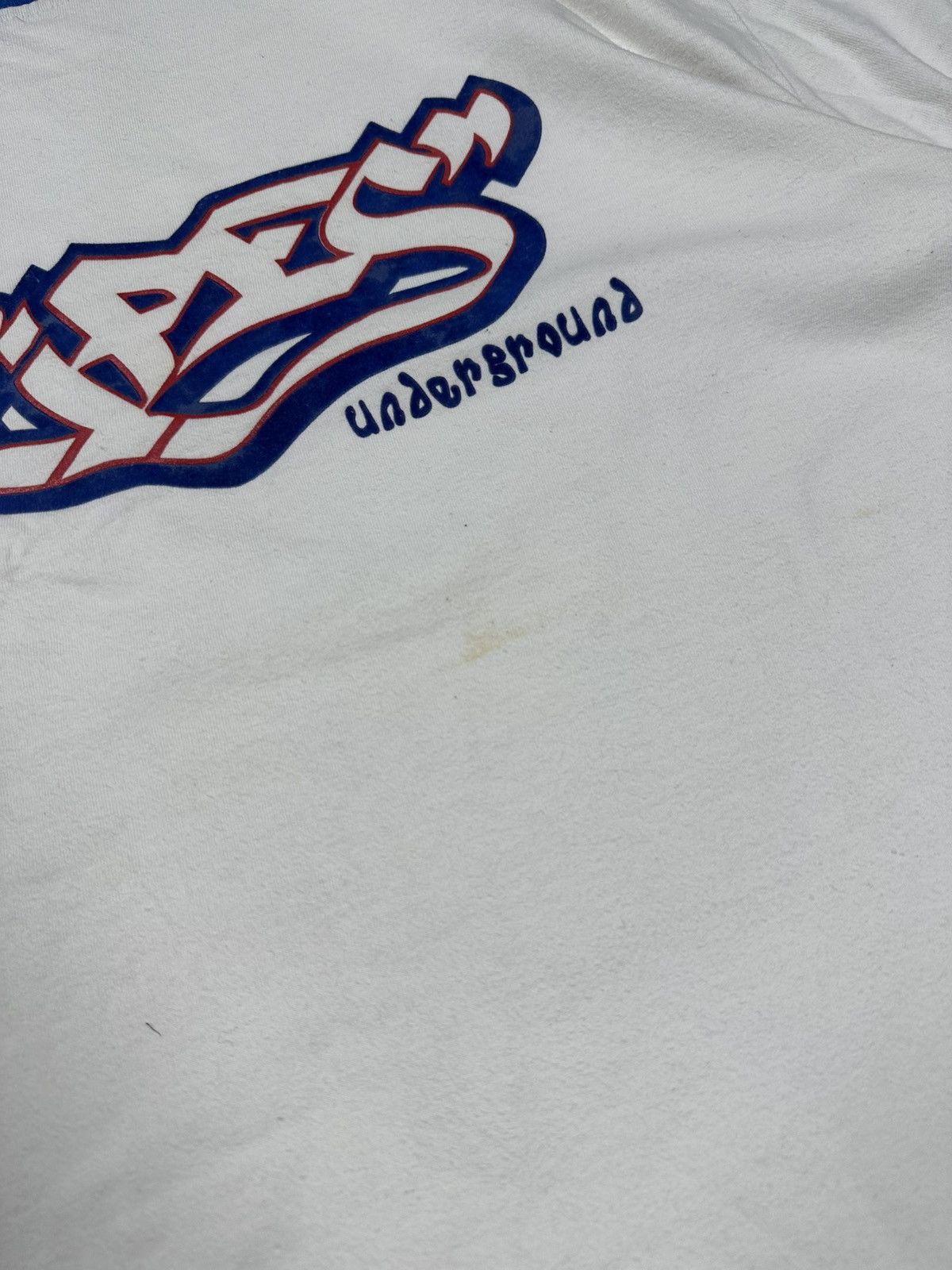 Lee × Vintage Vintage Y2K Lee Pipes Underground White Tee Size US XL / EU 56 / 4 - 4 Thumbnail