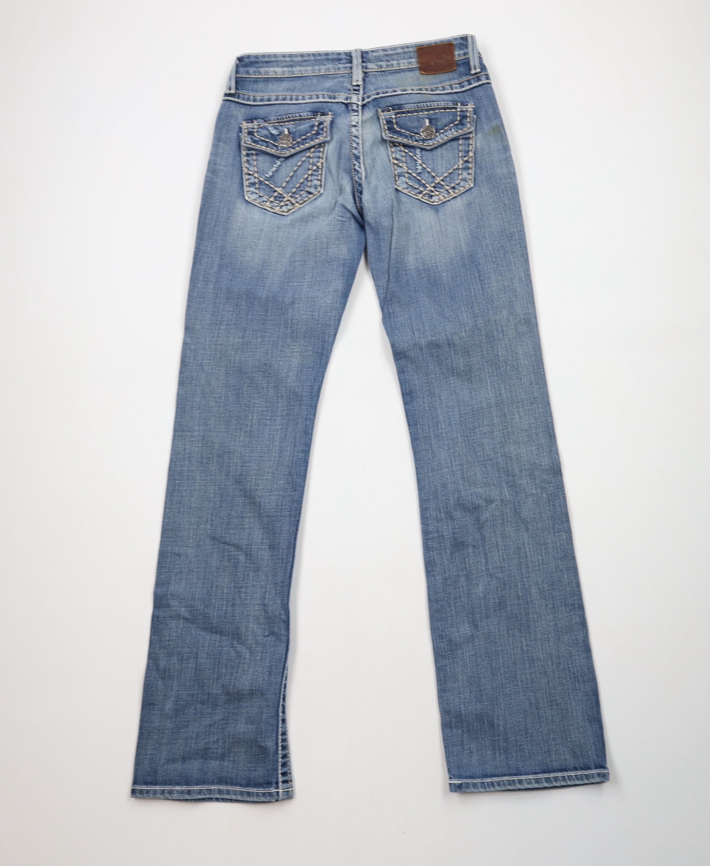 Vintage Vintage Y2K Buckle BKE Stretch Tenley Flared Denim Jeans Size 25" / US 0 / IT 36 - 10 Thumbnail