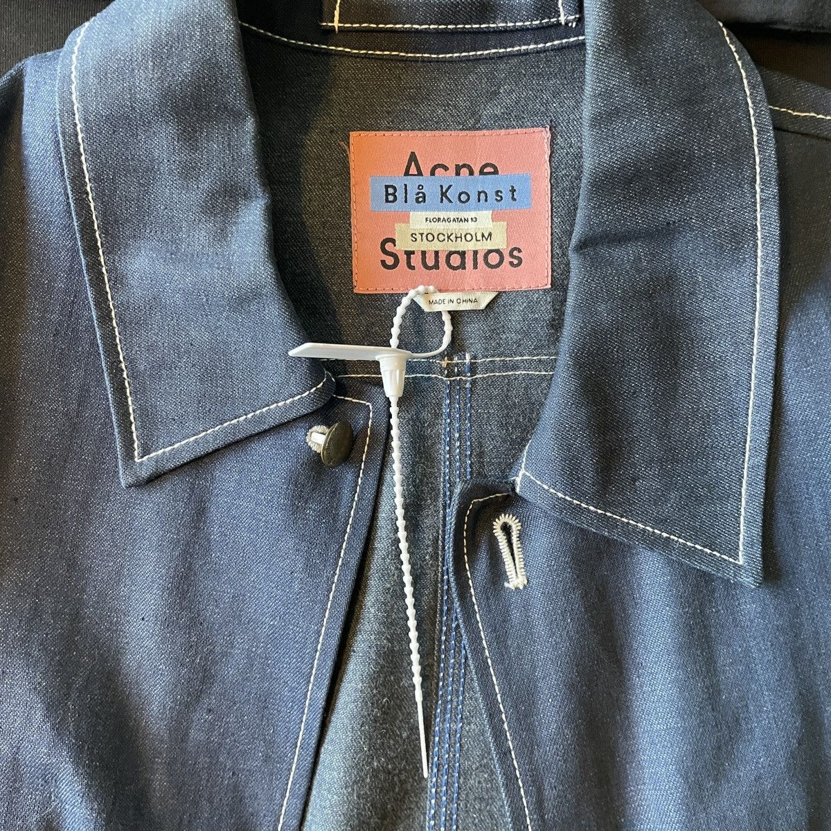 Acne Studios Acne BLÅ Konst jeans shirt Size US L / EU 52-54 / 3 - 2 Thumbnail