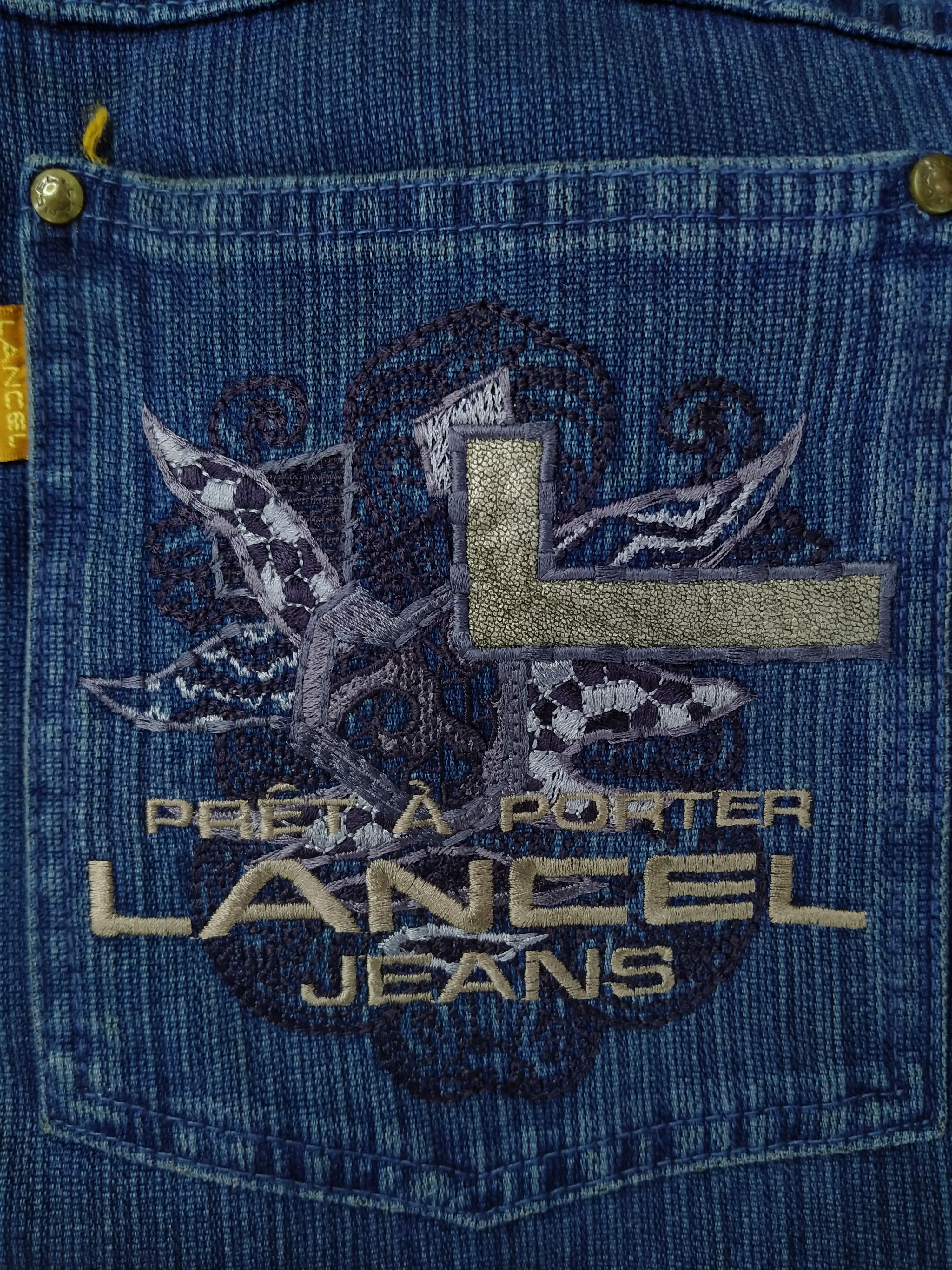 Japanese Brand Lancel Japanese Brand Embroidery Denim 32x30 -JN088 Size US 32 / EU 48 - 13 Thumbnail