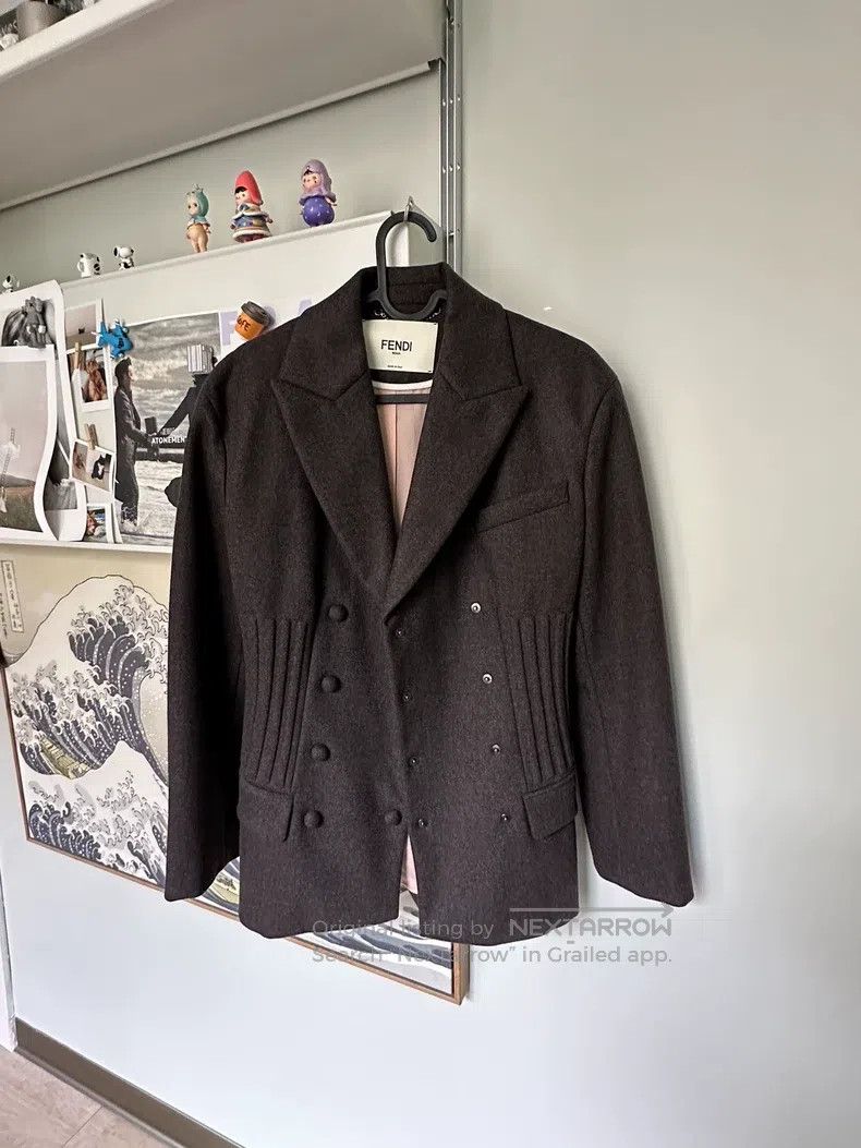 Fendi Fendi Women's wool coat Size XXS / US 00 / IT 34 - 1 Thumbnail