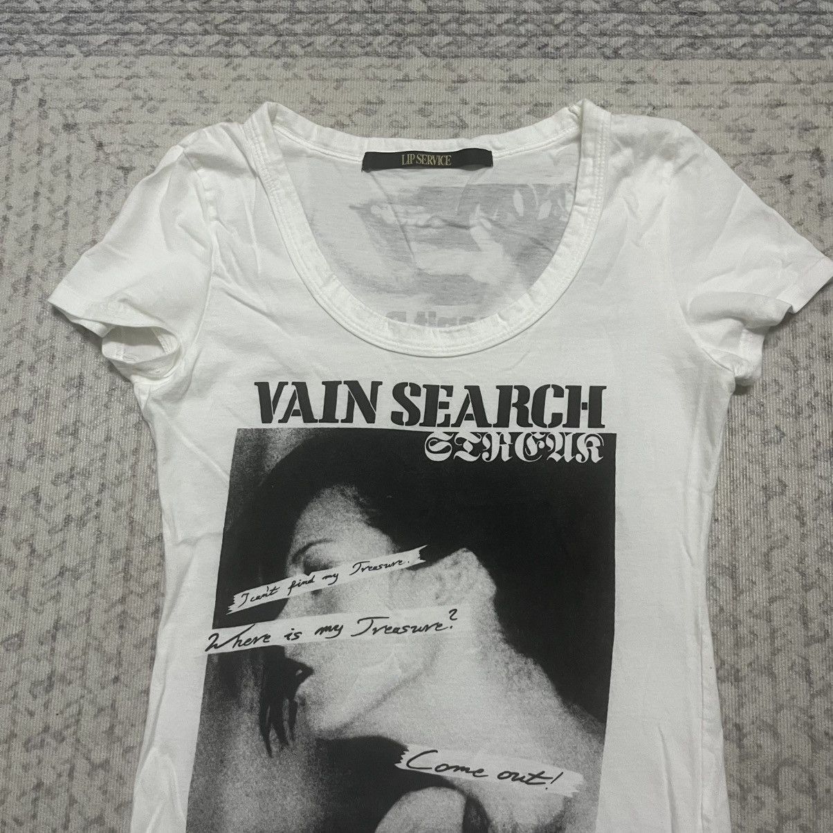 14th Addiction Rare Distressed Lip Service ‘Vain Search’ Seditionaries Tees Size US XXS / EU 40 - 3 Thumbnail