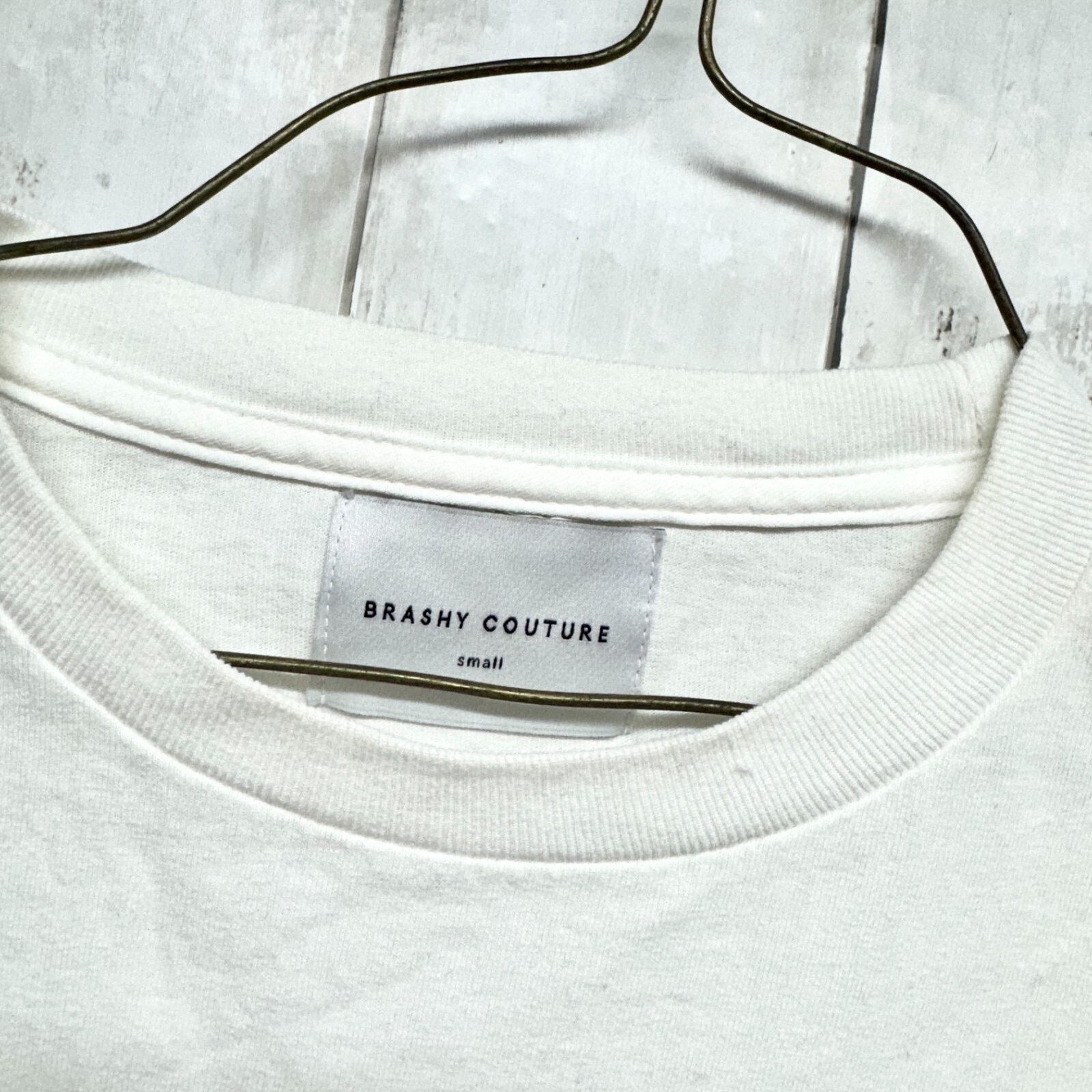 Other New Brashy Counture Small White Obviously Short Sleeve Shirt Size S / US 4 / IT 40 - 2 Thumbnail