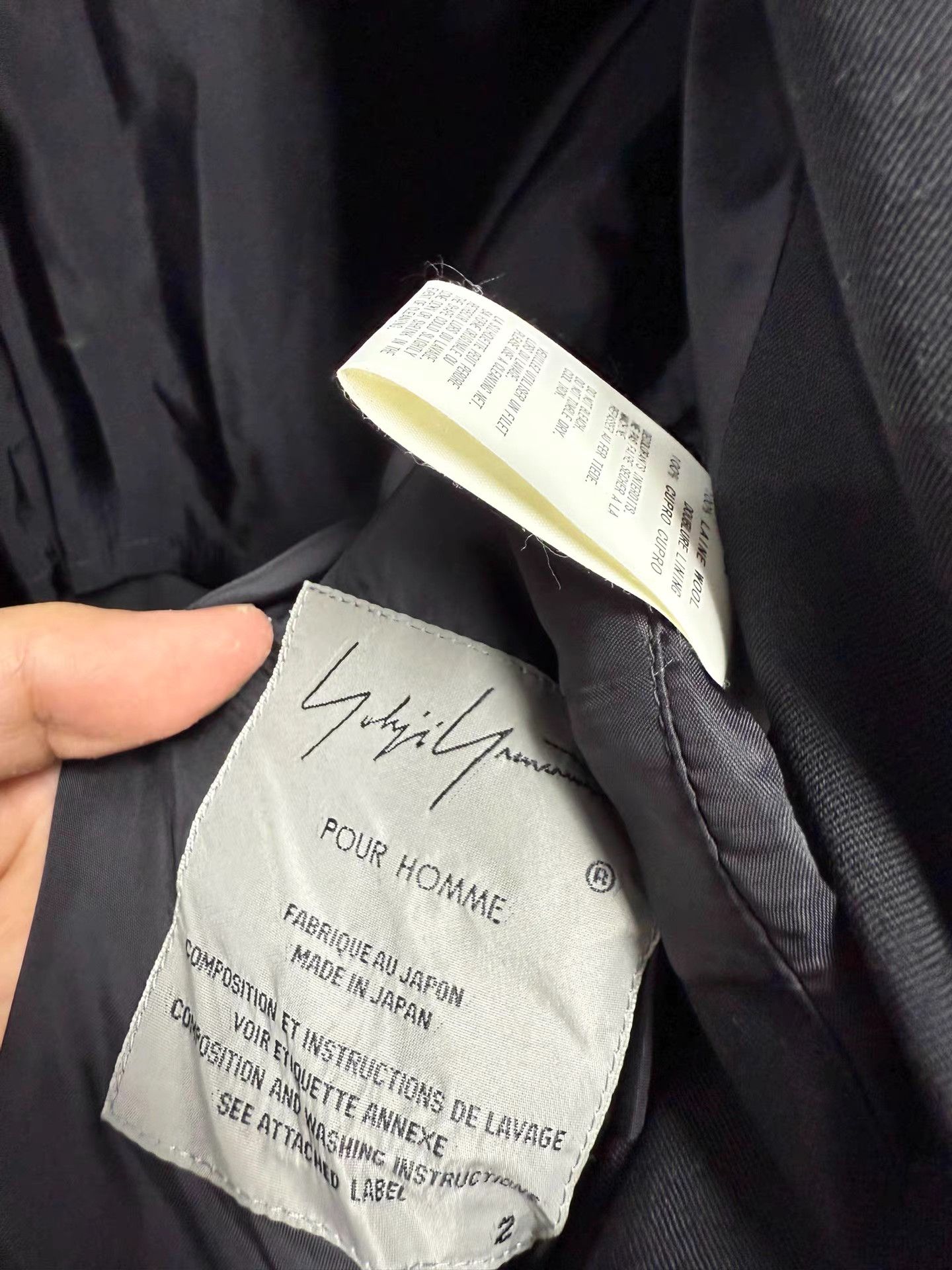Yohji Yamamoto yohji yamamoto pour homme Pocket Blazer K20 Size US M / EU 48-50 / 2 - 4 Thumbnail