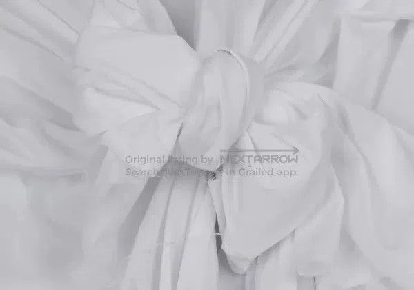 Comme des Garcons Comme Des Garcons White vintage bow-tie lace blouse Size XS / US 0-2 / IT 36-38 - 5 Thumbnail
