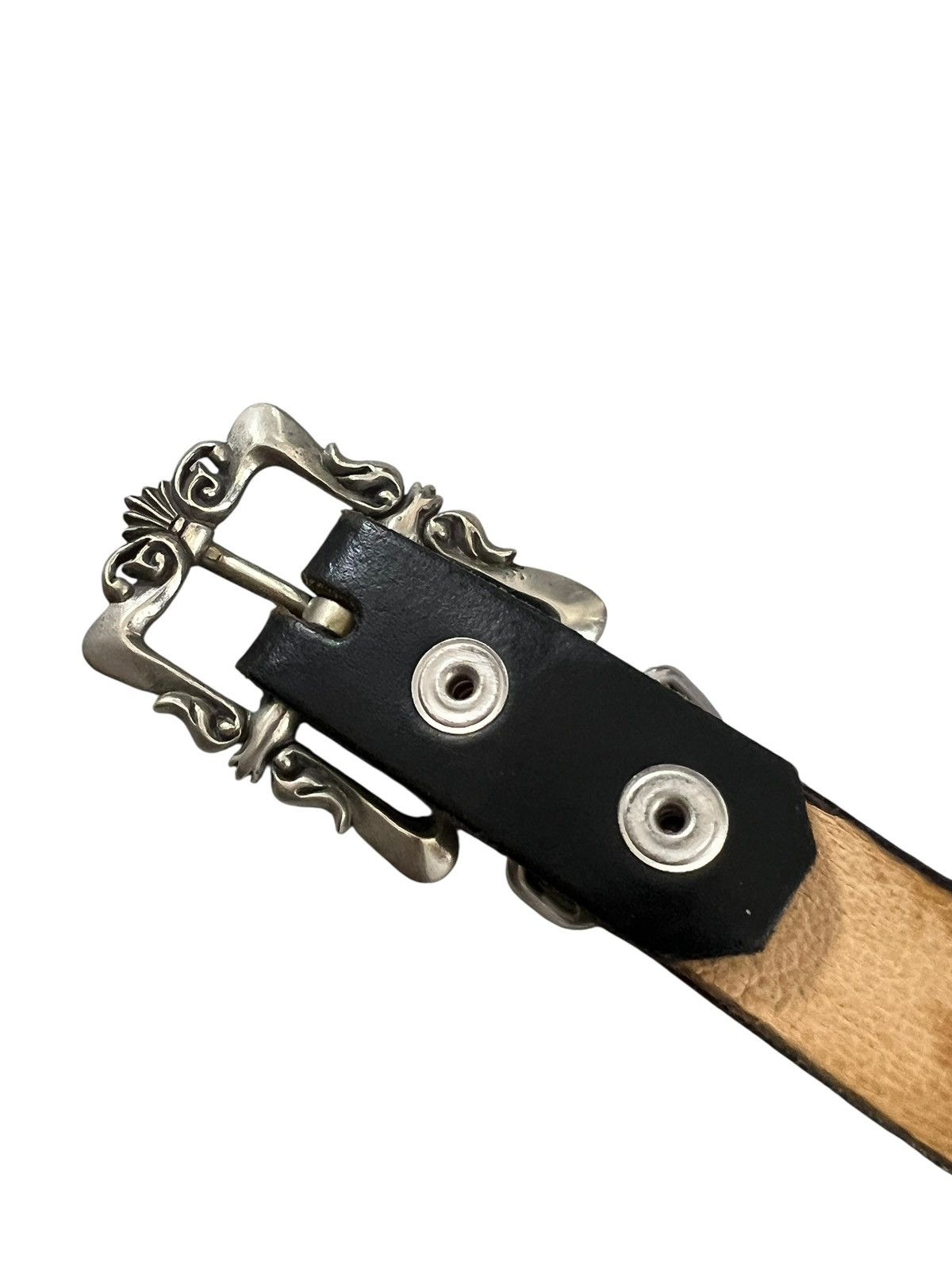 foot the coacher Wendy’s x Foot The Coacher 🏴󠁧󠁢󠁥󠁮󠁧󠁿 Studded Leather Belt Size 34 - 9 Thumbnail