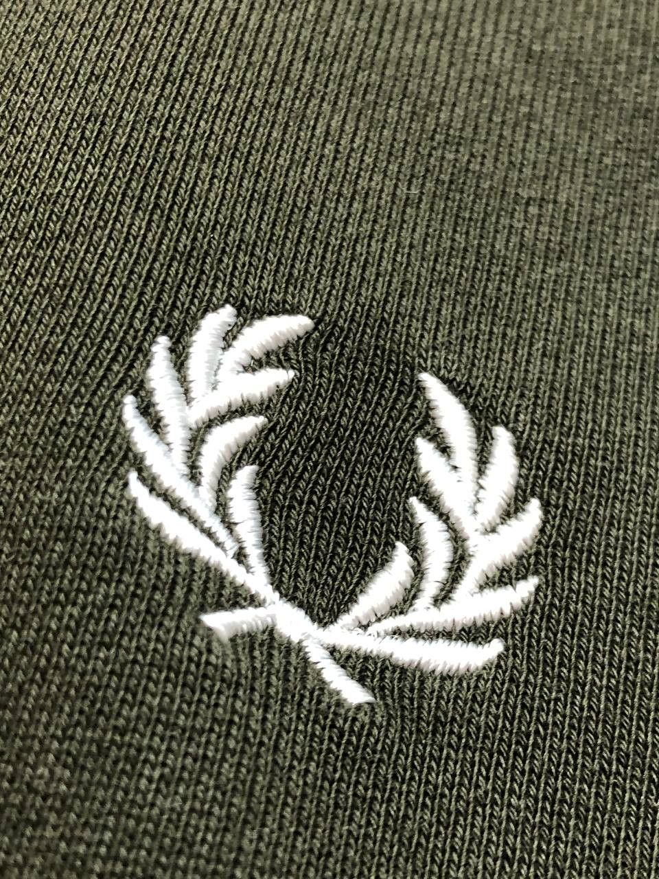 Fred Perry Men's Fred Perry Zipper Top Medium Green Size US M / EU 48-50 / 2 - 8 Thumbnail