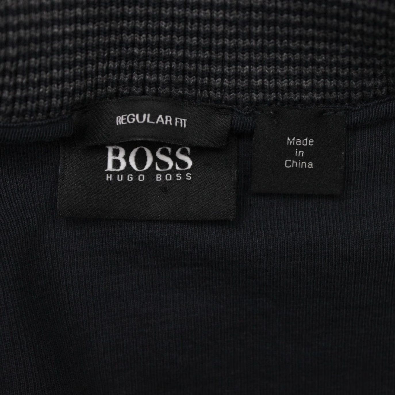 Hugo Boss HUGO BOSS Sweater Mens Large Blue 1/4 Zip Regular Fit Knit Pullover Mock Neck 100% Cotton Vintage? No Size US L / EU 52-54 / 3 - 6 Thumbnail