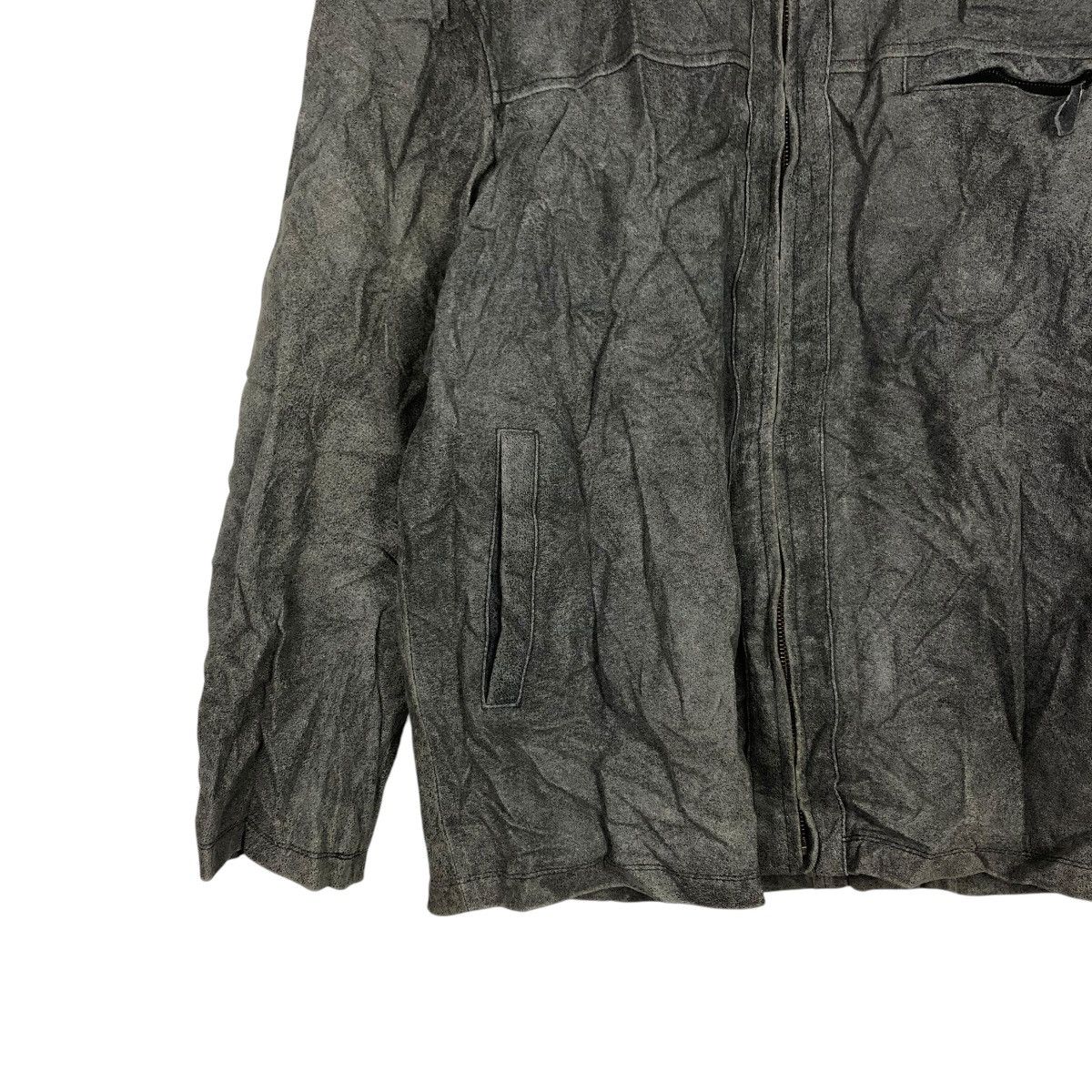 Japanese Brand 🔥VINTAGE BOMBER LEATHER JACKET BIKER DAN VALENTINO PARIS Size US L / EU 52-54 / 3 - 6 Thumbnail