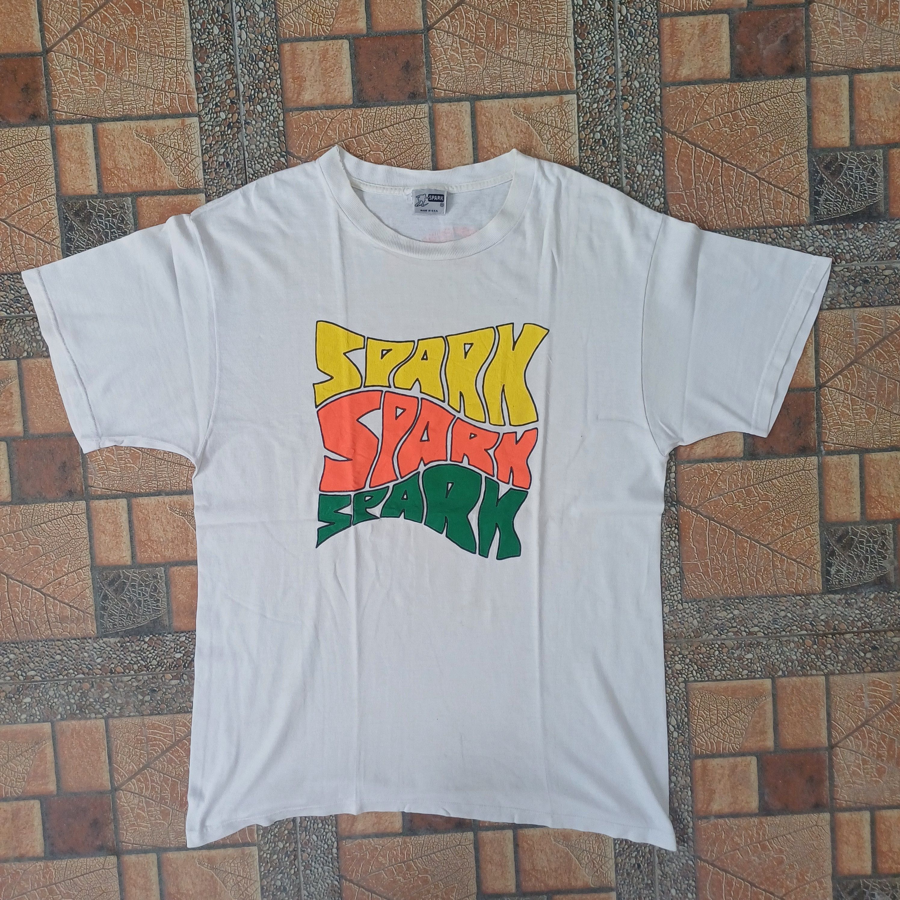 Spark Big Logo Skateboard Wear Vintage