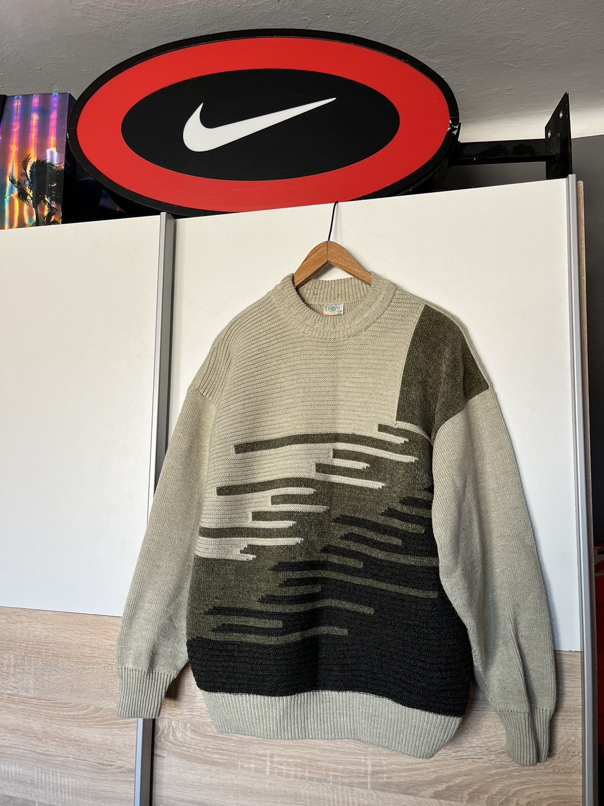 Vintage Vintage 90’s Wool Avant Garde Crewneck / Sweater Opium Y2K Size US L / EU 52-54 / 3 - 1 Thumbnail