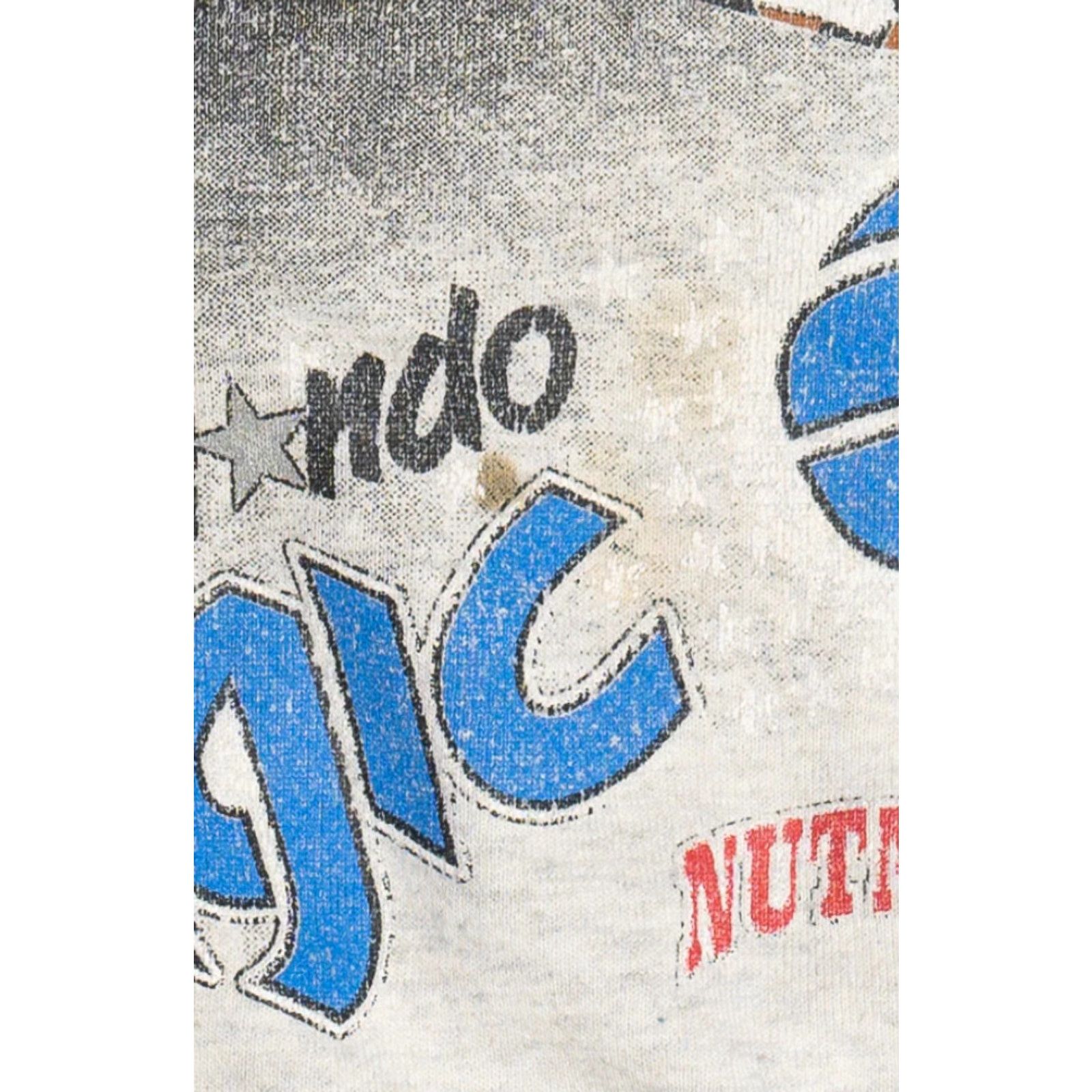 Nutmeg Vintage Nutmeg 1993 NBA London Games Magic Vs. Hawks Short Sleeve Sweatshirt Grey Large Mens Size US L / EU 52-54 / 3 - 4 Thumbnail