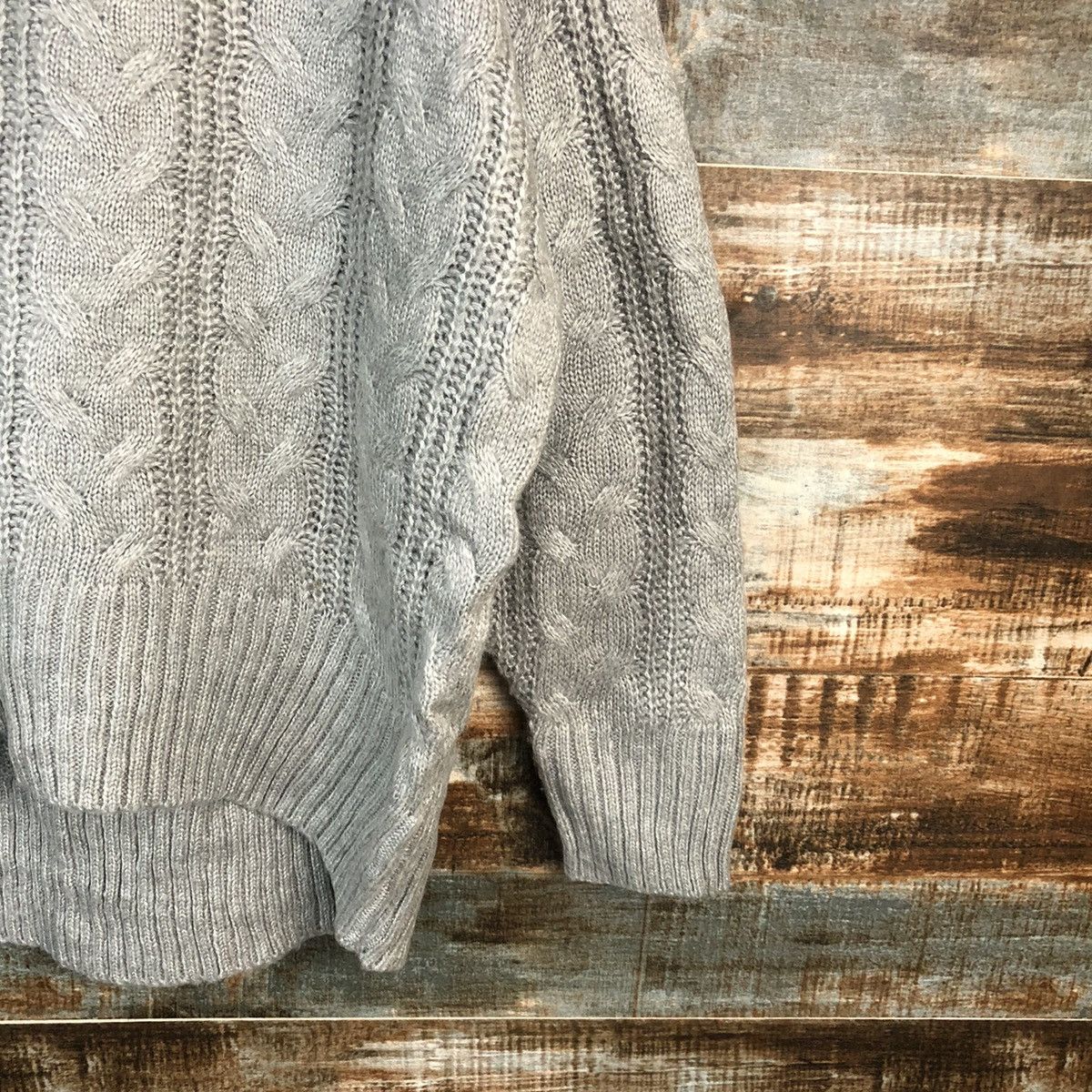 Homespun Knitwear × Japanese Brand America Holic Grey Knitwear #A1836 Size M / US 6-8 / IT 42-44 - 8 Thumbnail