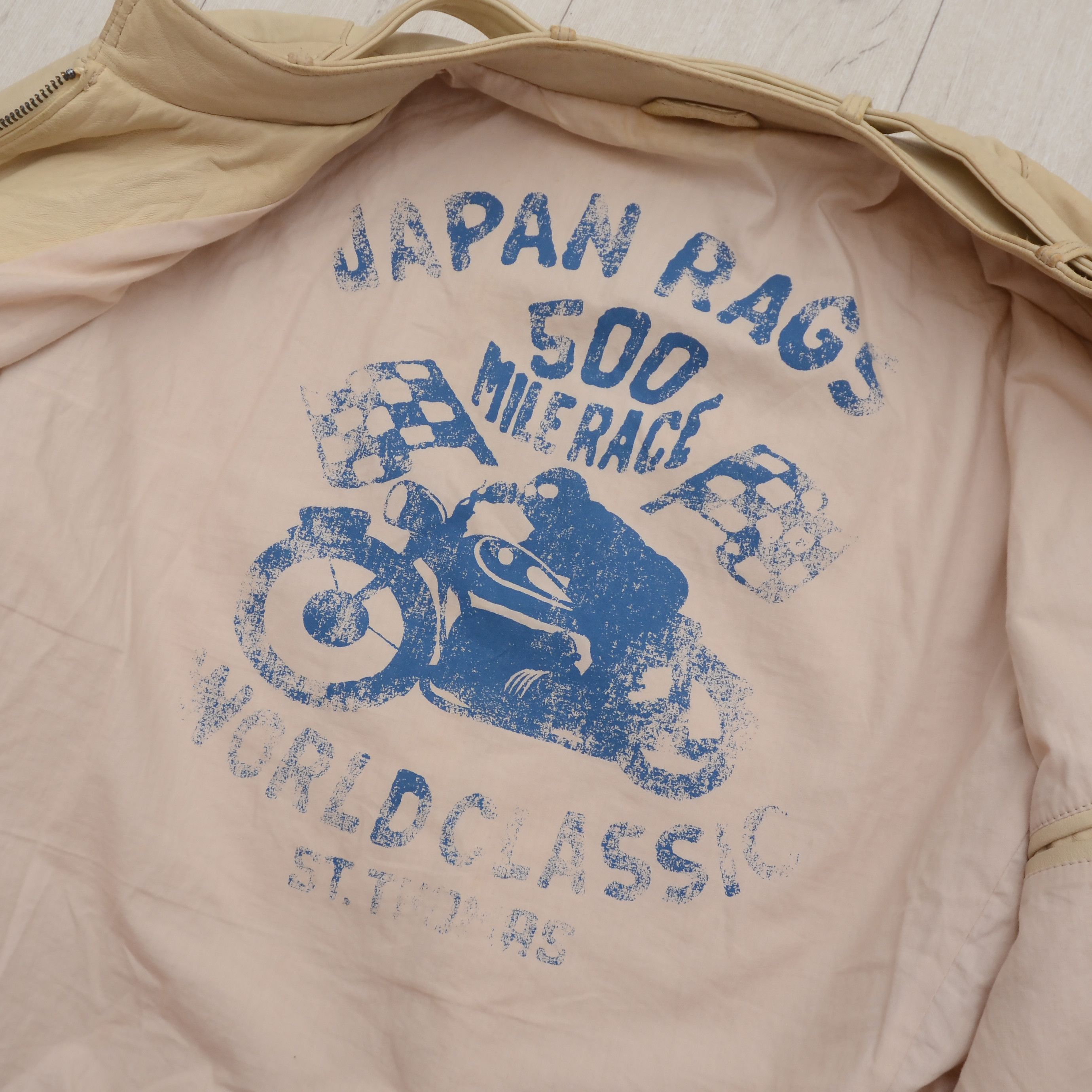 Japan Rags Japan Rags Shelby 100% Nappa Leather Moto Biker Jacket Size US M / EU 48-50 / 2 - 9 Thumbnail