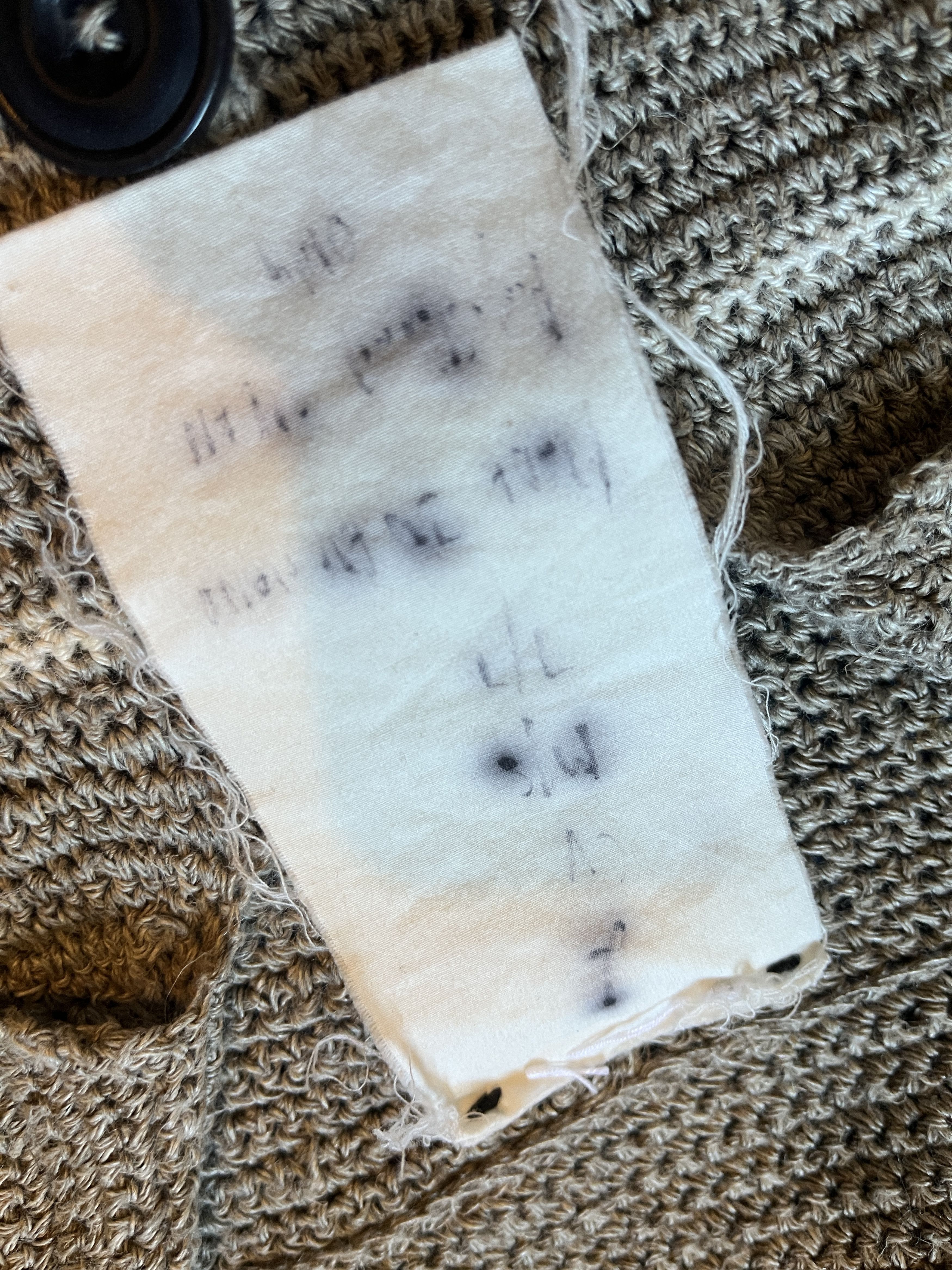 John Alexander Skelton JAS CV French hemp and Antique linen crochet Size US M / EU 48-50 / 2 - 6 Thumbnail