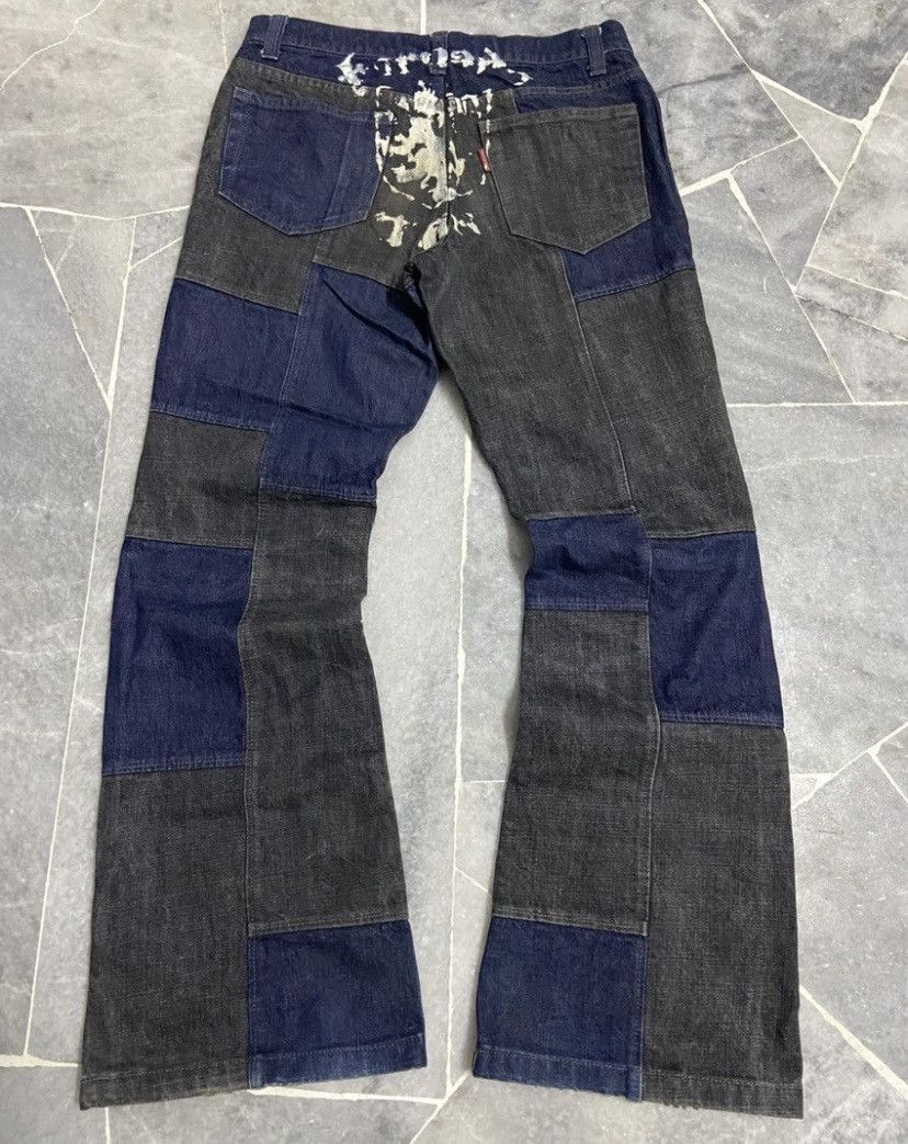 Tornado Mart Japanese Tornado Mart Flared Jeans Patchwork Pants Size US 30 / EU 46 - 5 Thumbnail