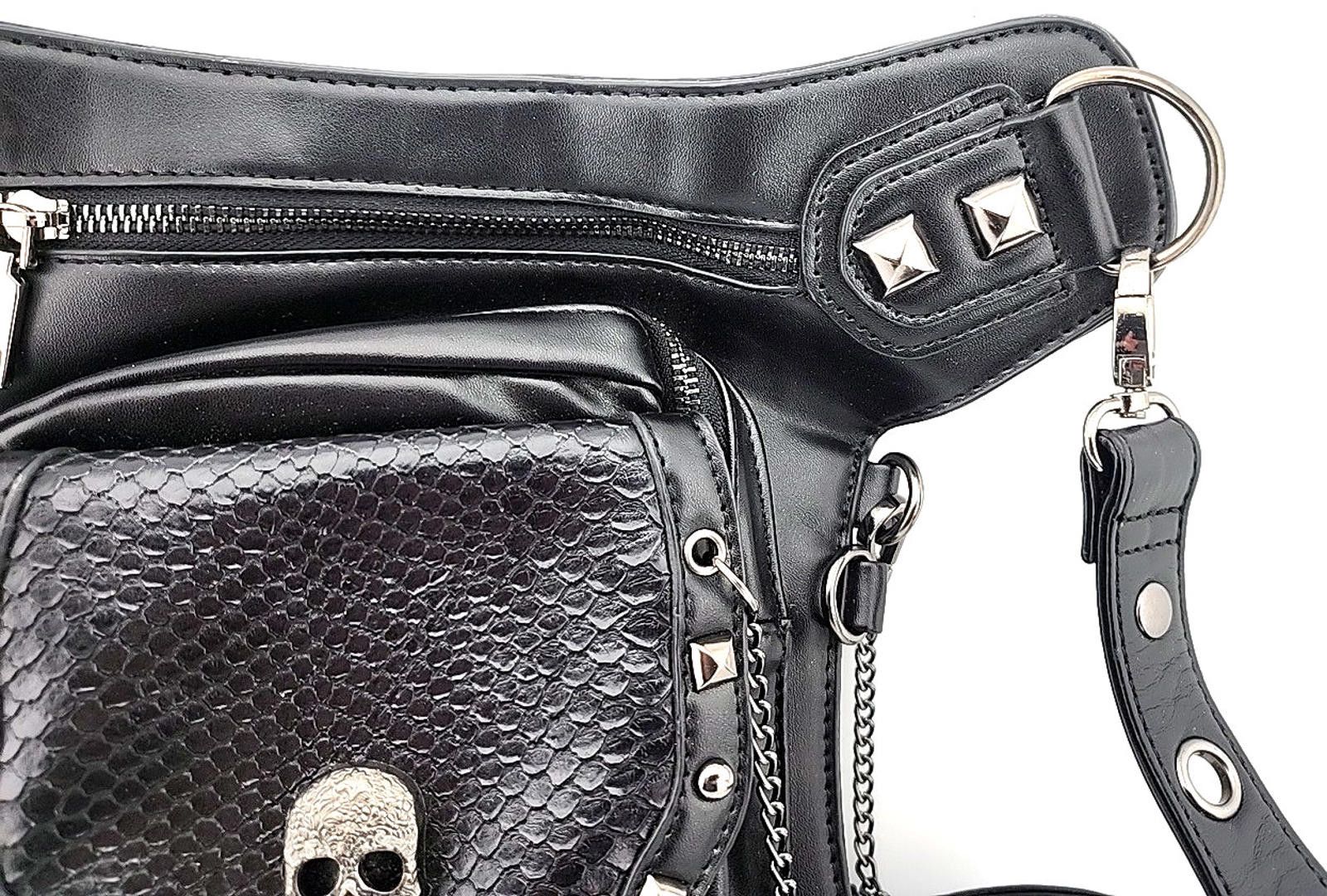 The Unbranded Brand Daniel Jie Steampunk Crossbody Shoulder Bag – Gear & Rivet Size ONE SIZE - 6 Thumbnail