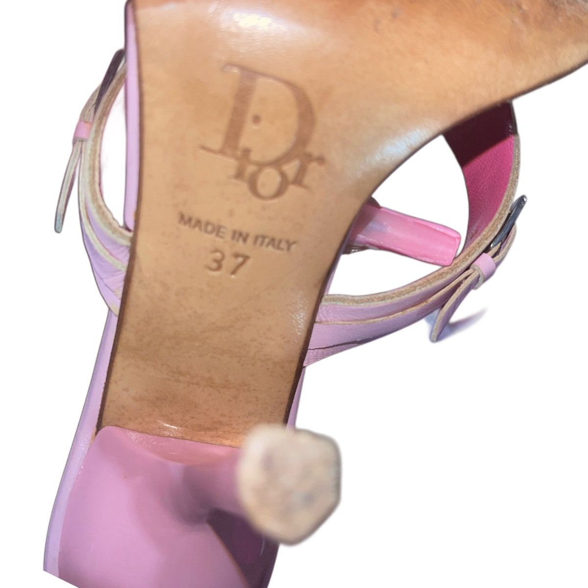 Dior DIOR PINK BONDAGE HEELS FW2003 SUPER RARE💕 Size US 6.5 / IT 36.5 - 3 Thumbnail