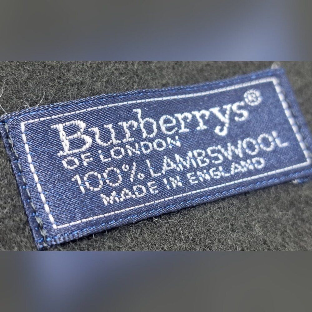 Burberry Burberry Men's Scarf Green Logo Knight Vintage Y2K 90s Lamb Size ONE SIZE - 6 Thumbnail