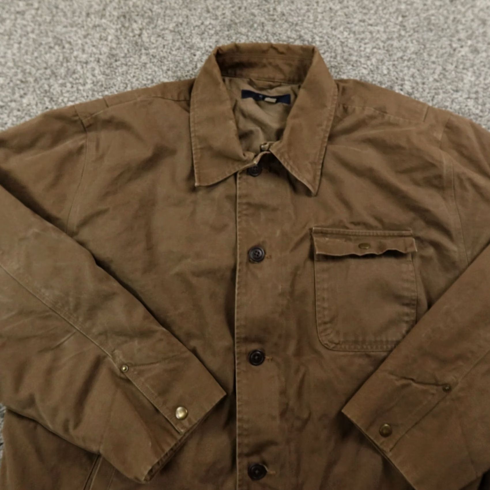 Gap Gap Jacket Mens XL Brown Quilted Lined Heavy Bomber Zip Coat Chore Work Y2K 00s Size US XL / EU 56 / 4 - 5 Thumbnail