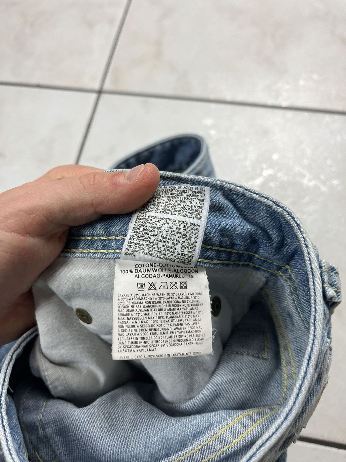 Diesel × Vintage Vintage y2k diesel Rolan baggy wide jeans denim pants washed Size US 34 / EU 50 - 23 Thumbnail