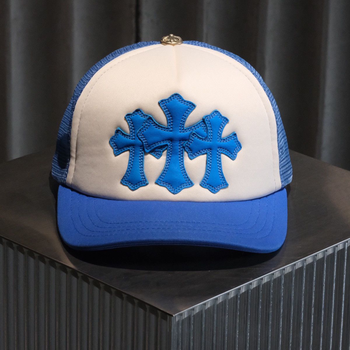 Chrome Hearts CHROME HEARTS TRUCKER CAP - CEMETERY PATCHWORK Size ONE SIZE - 1 Thumbnail
