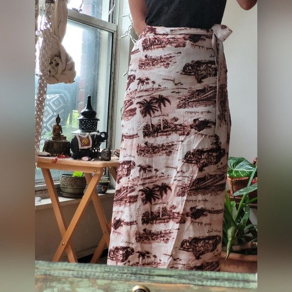 Other Coyotes de Paris NWT summer postcard maxi skirt size small Size 26" / US 2 / IT 38 - 8 Thumbnail