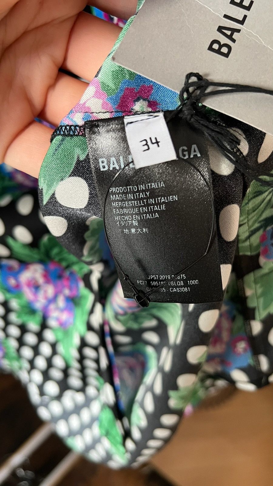 Balenciaga Balenciaga Flowers Polka Dot silk shirt Size XXS / US 00 / IT 34 - 6 Thumbnail