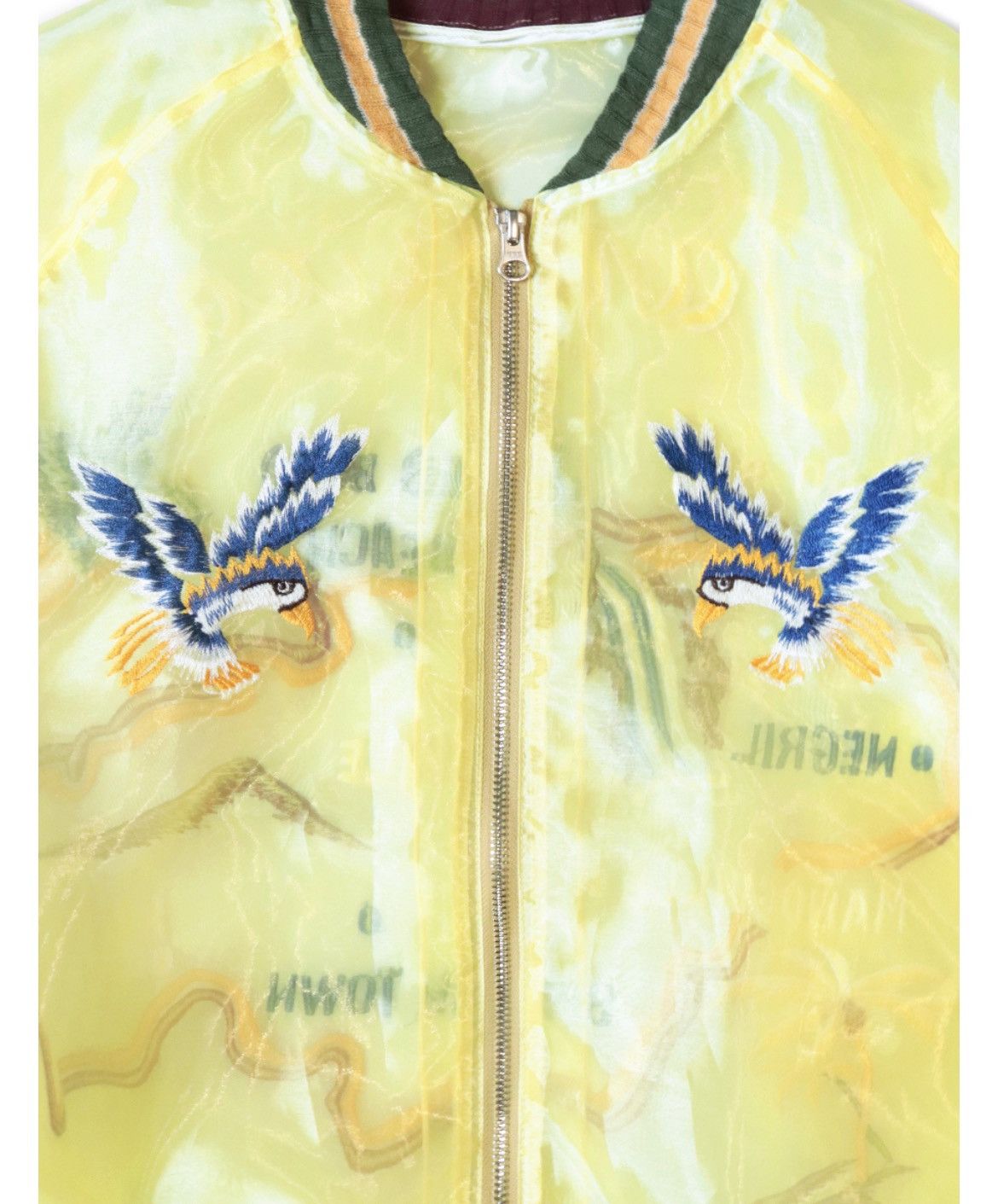 Kapital Kapital Jamaica Sheer Pearl Souvenir Mosquito Jacket Size US XL / EU 56 / 4 - 4 Thumbnail
