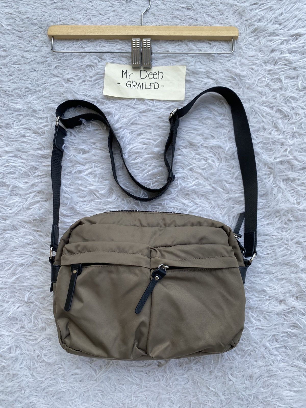 Yohji Yamamoto Rare Y'saccs Double Front Pocket Soulder Bag Size ONE SIZE - 4 Thumbnail