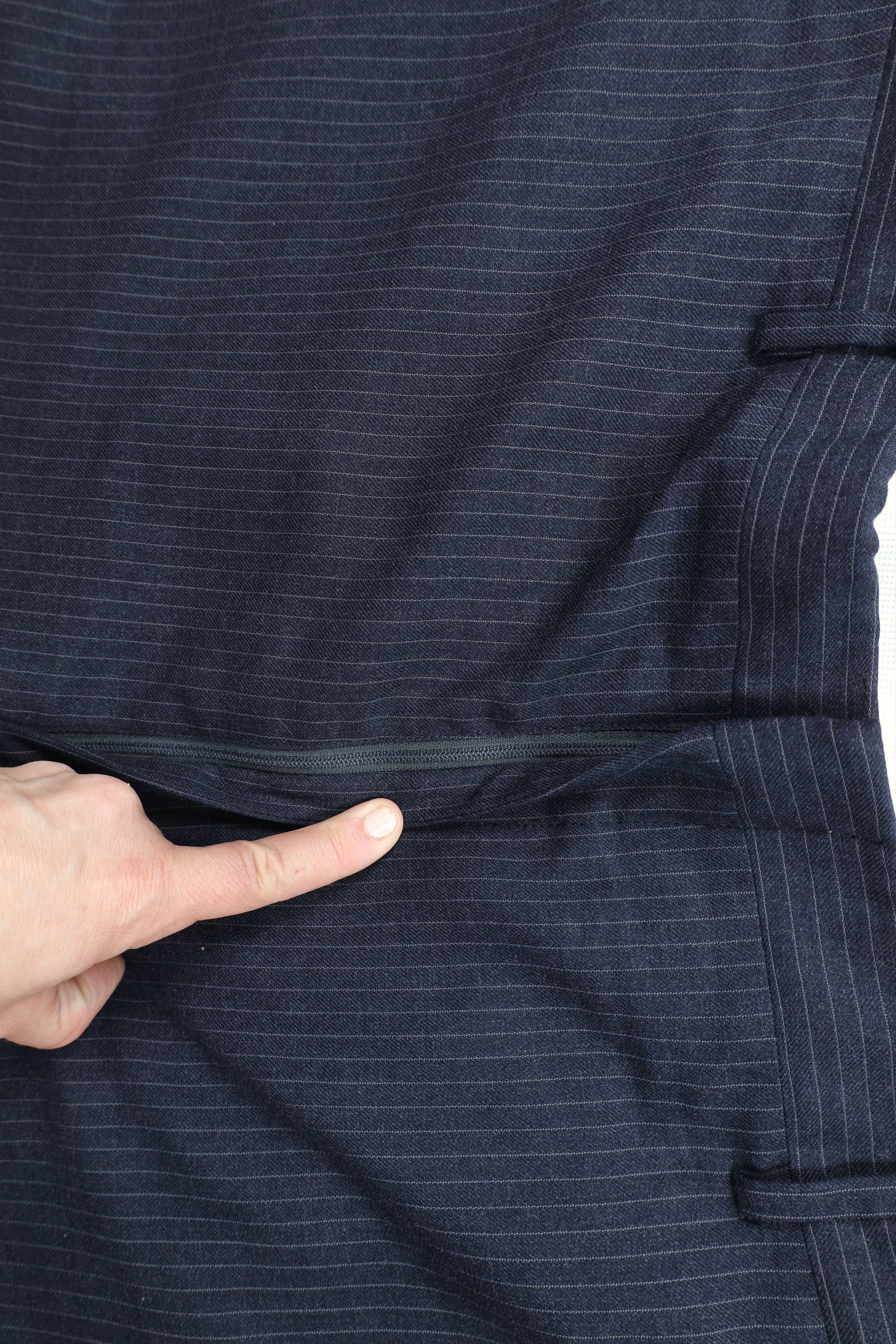 Vintage Vintage 70s Streetwear Pinstriped Bell Bottoms Chino Pants Size US 40 / EU 56 - 6 Thumbnail