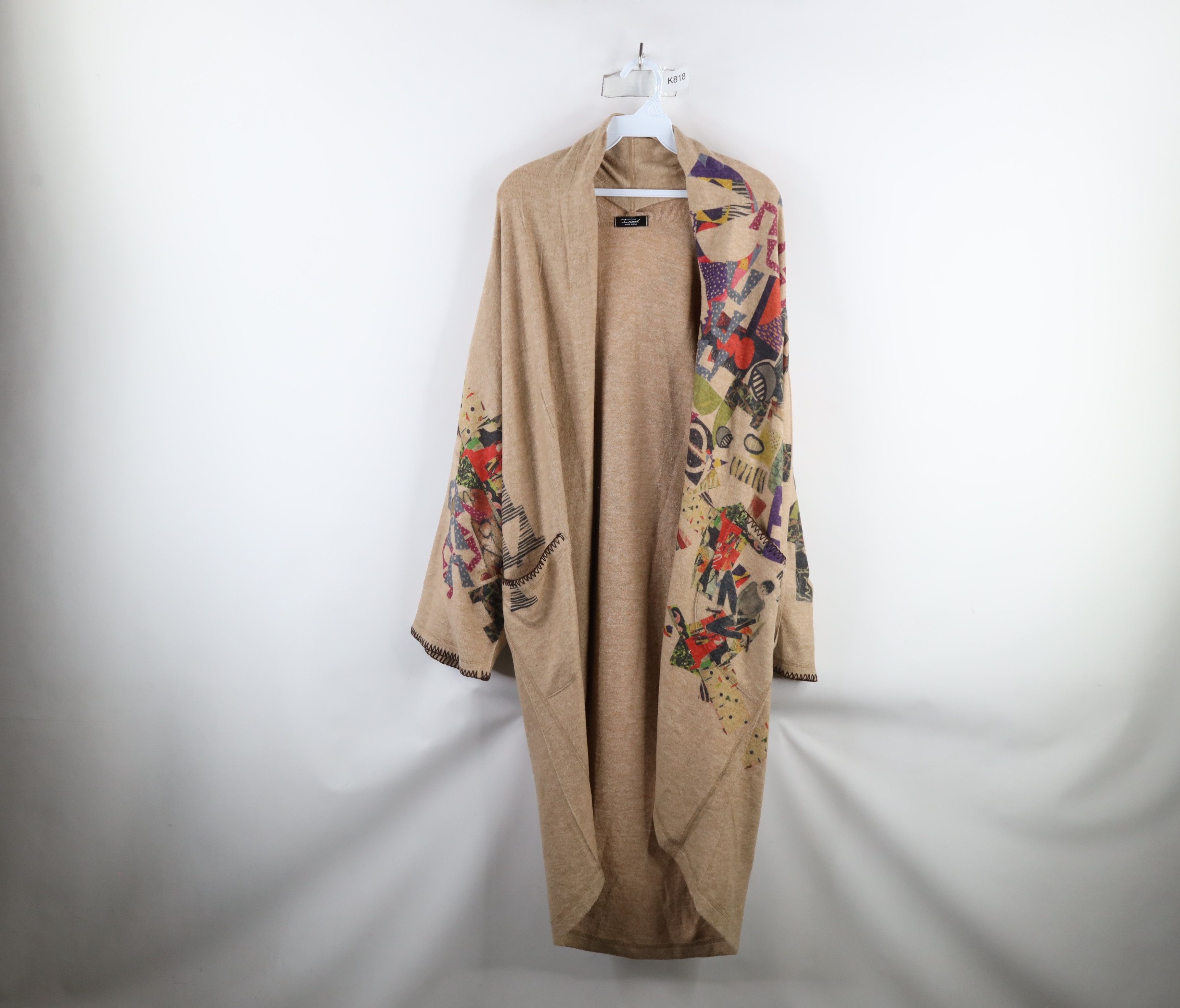 Vintage Vintage Inoah Lagenlook Knit Abstract Art Sweater USA Size ONE SIZE - 1 Thumbnail