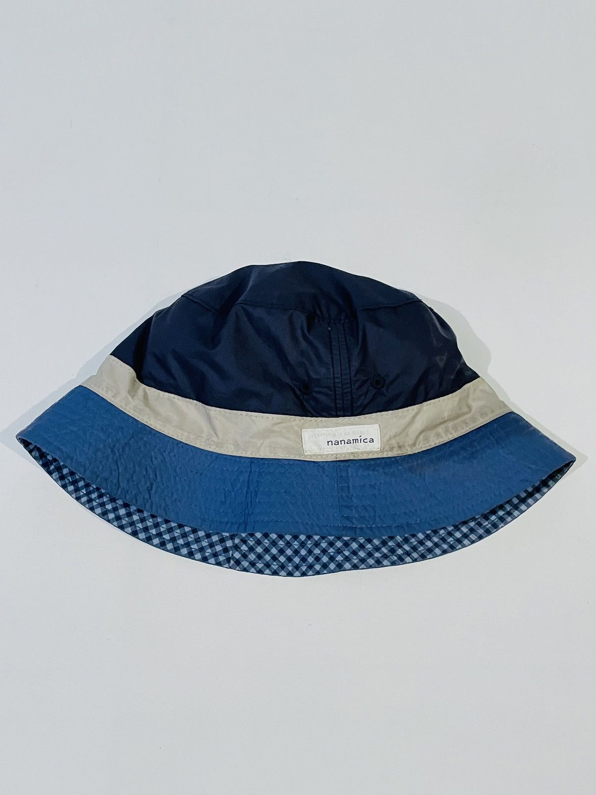Engineered Garments × Issey Miyake × Nanamica Nanamica gingham reversible buckethat Size ONE SIZE - 1 Thumbnail